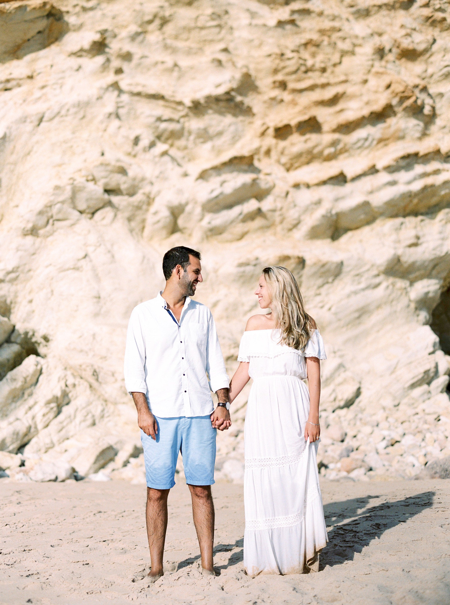 Algarve, Portugal Beach Engagement Photos