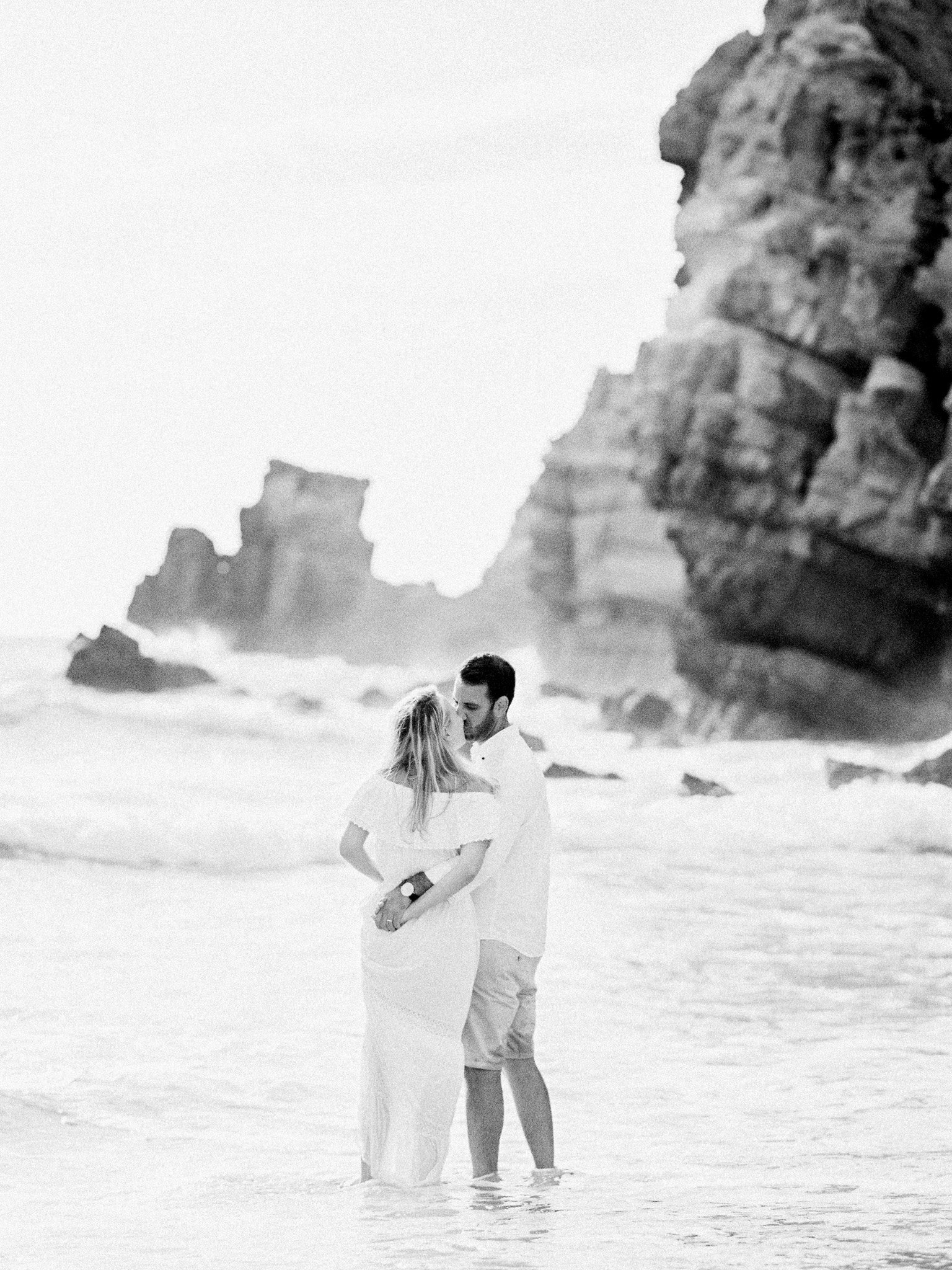 Algarve, Portugal Beach Engagement Photos