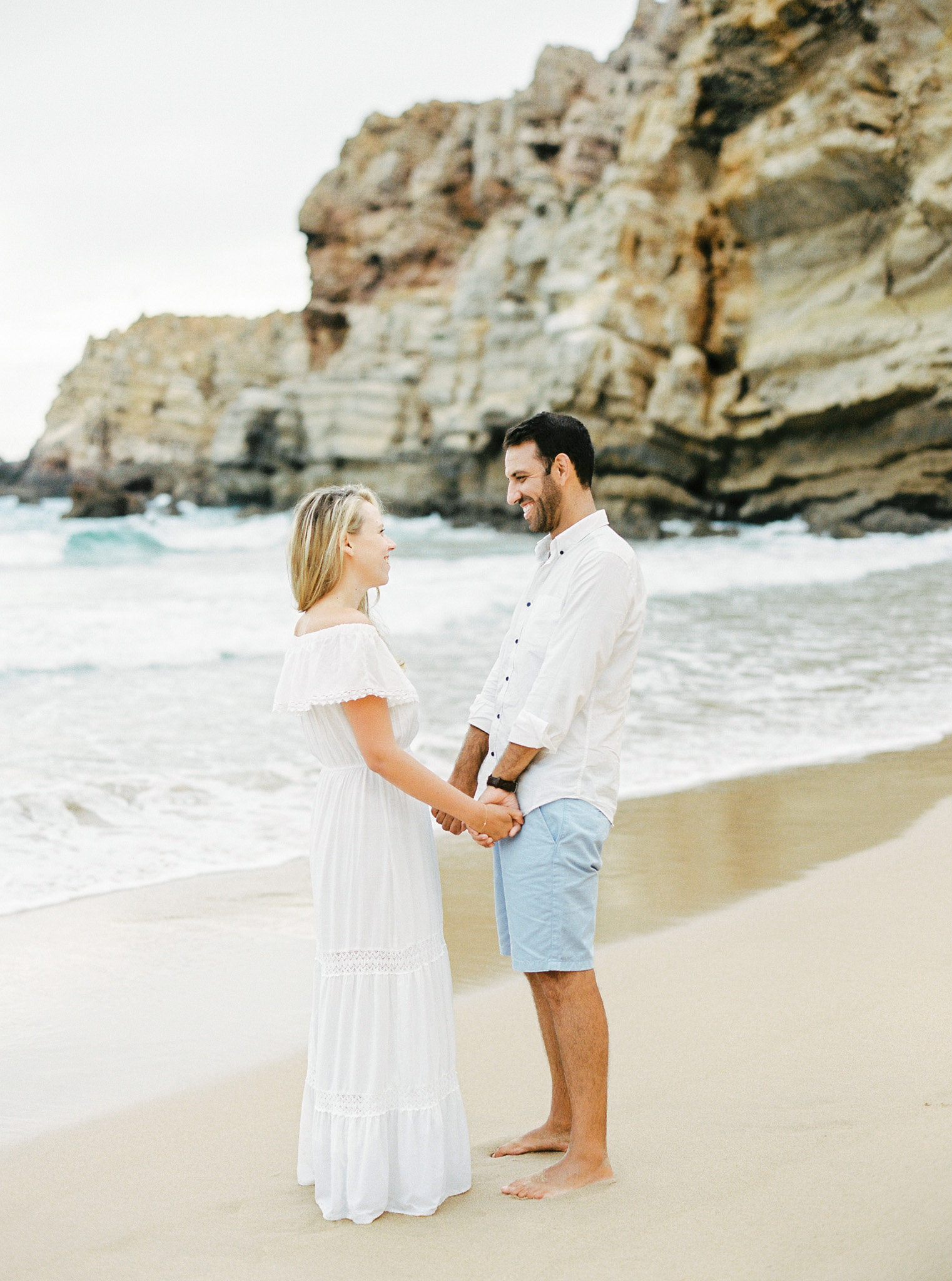 Algarve, Portugal Beach Engagement Photos