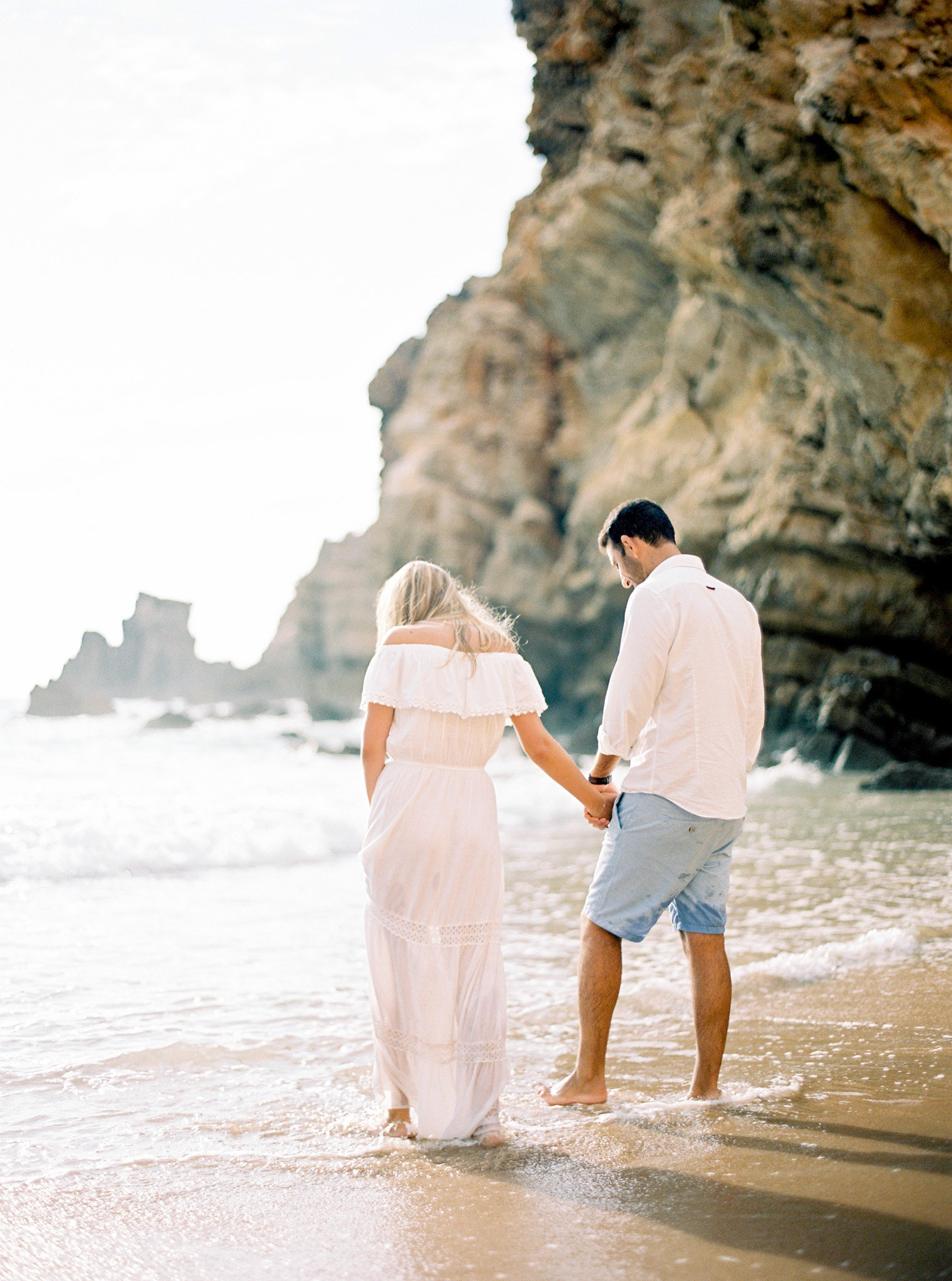 Algarve, Portugal Beach Engagement Photos