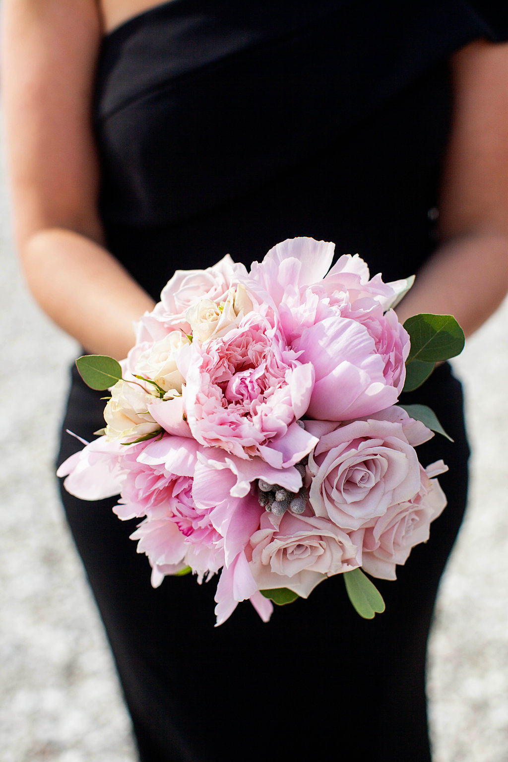Pink Peony Bridal Bouquet - Rhode Island Wedding Venue - Belle Mer Wedding