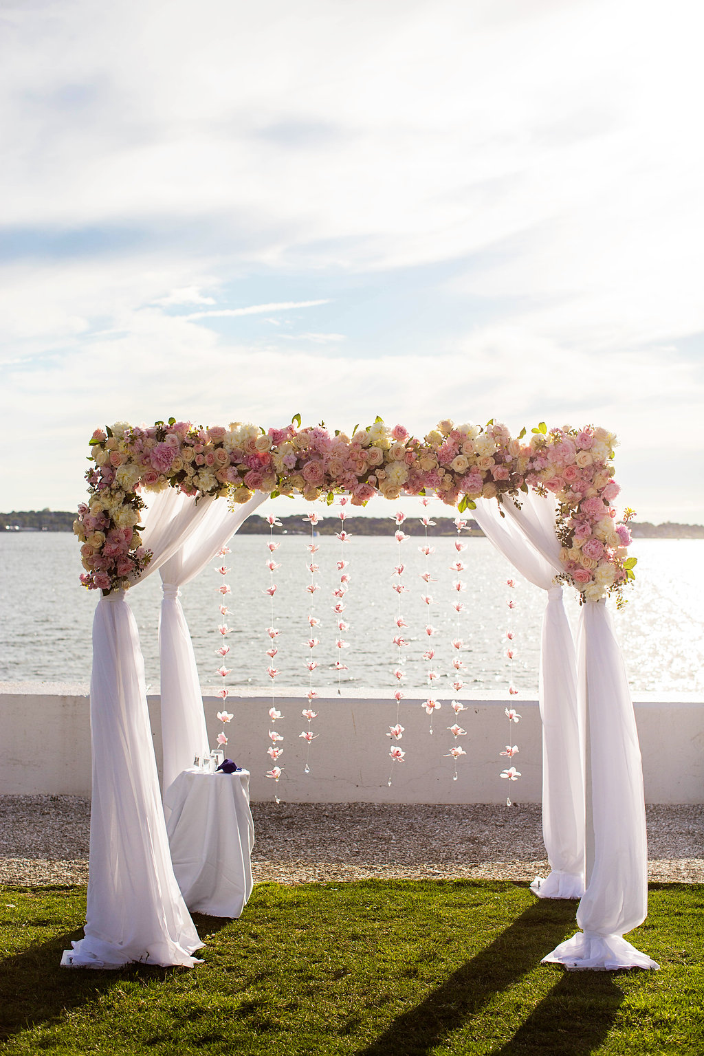 Gorgeous Wedding Chuppah - Rhode Island Wedding Venue - Belle Mer Wedding