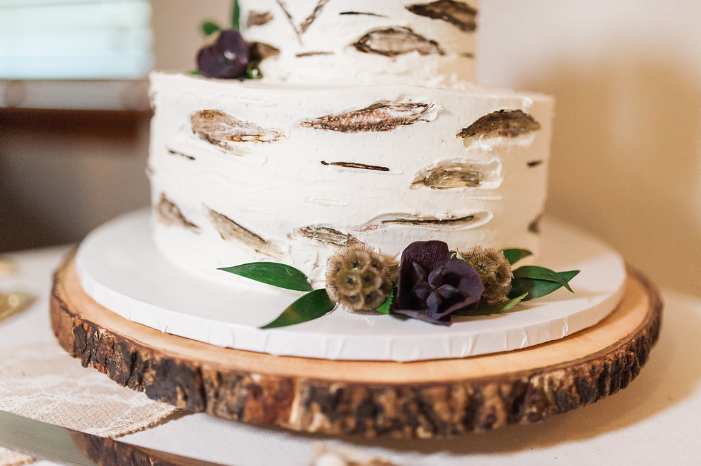 Rustic Wedding Cake - Iowa Farm Wedding - Private Estate Weddings