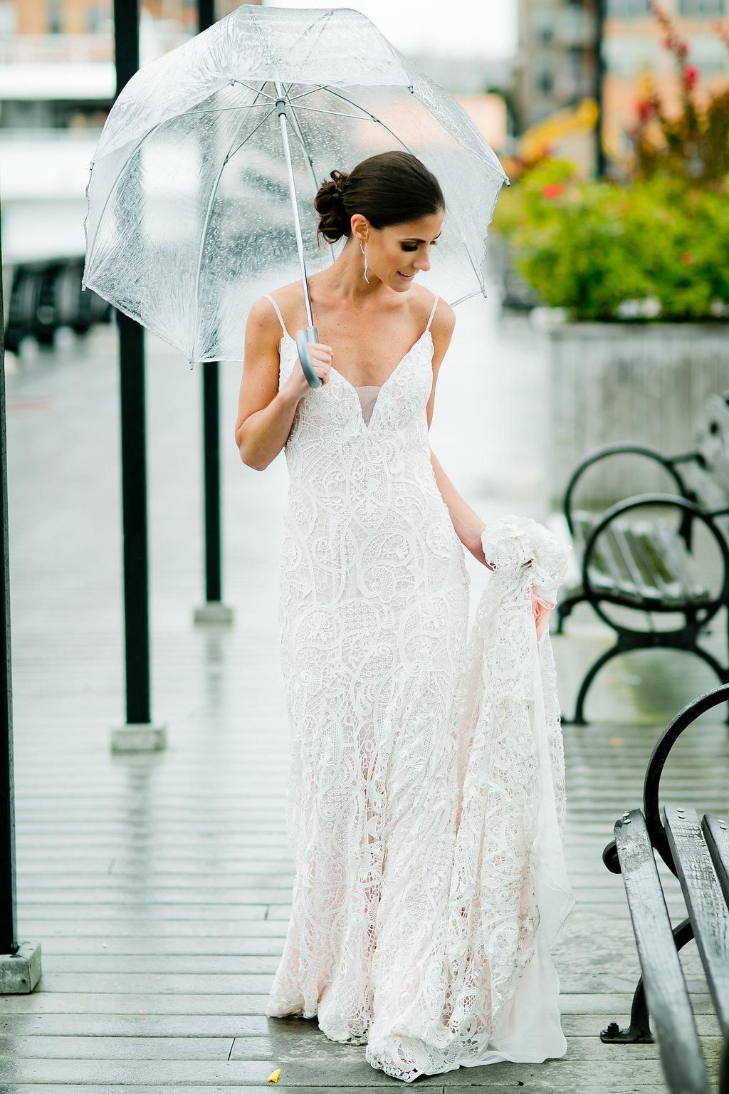 Gorgeous Low Back Wedding Dress - Yacht Wedding Venues