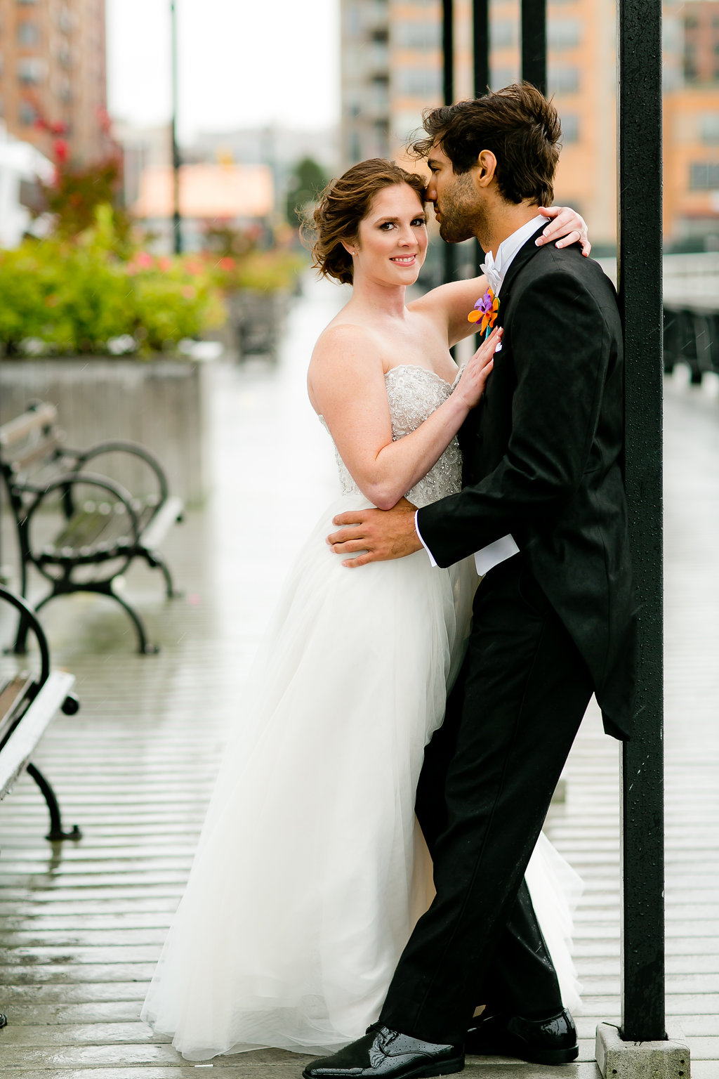 Gorgeous Rainy Day Wedding Photos - Yacht Wedding Venues