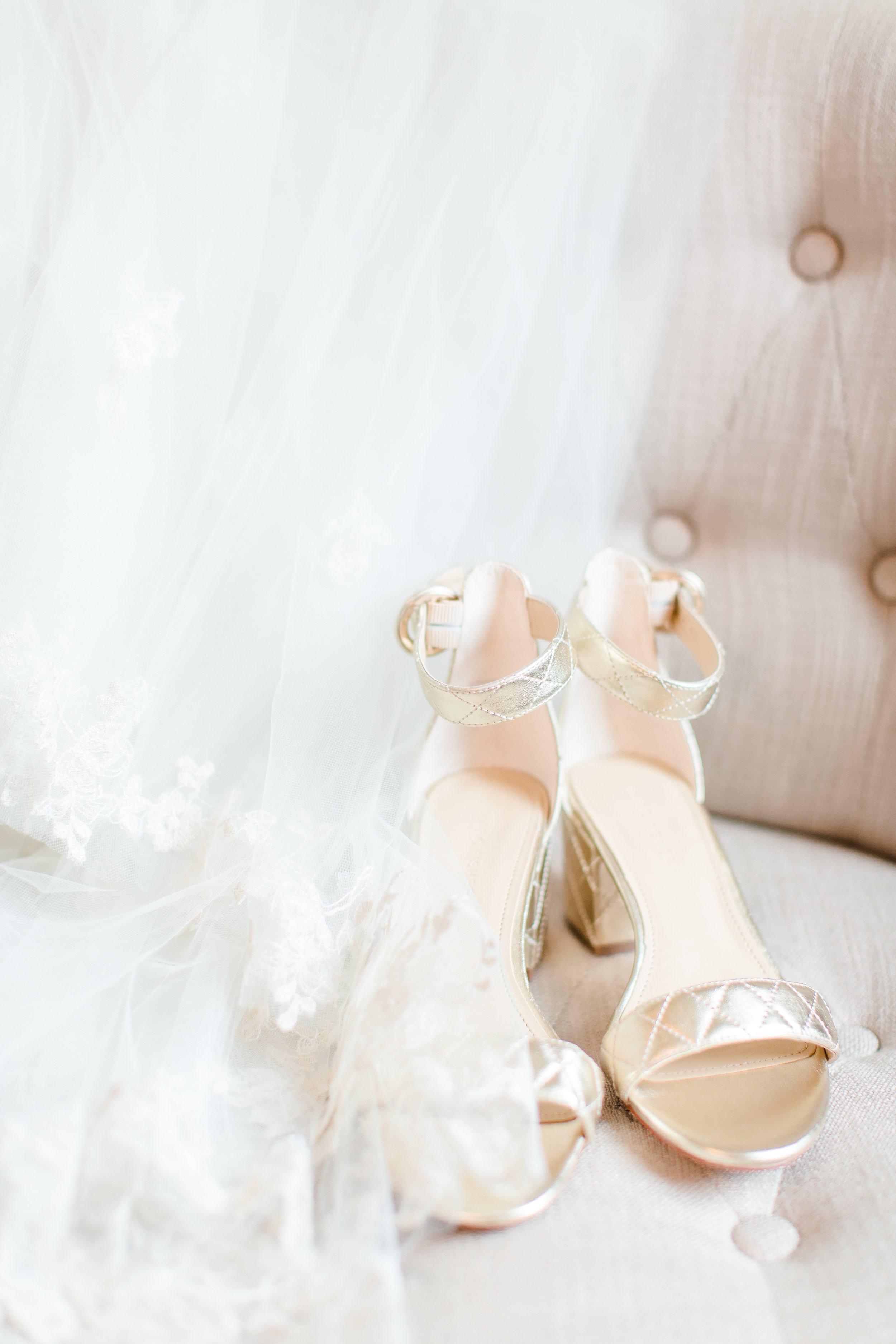 Gold Wedding Shoes - West Virginia Wedding Photographer - Wedding Venue