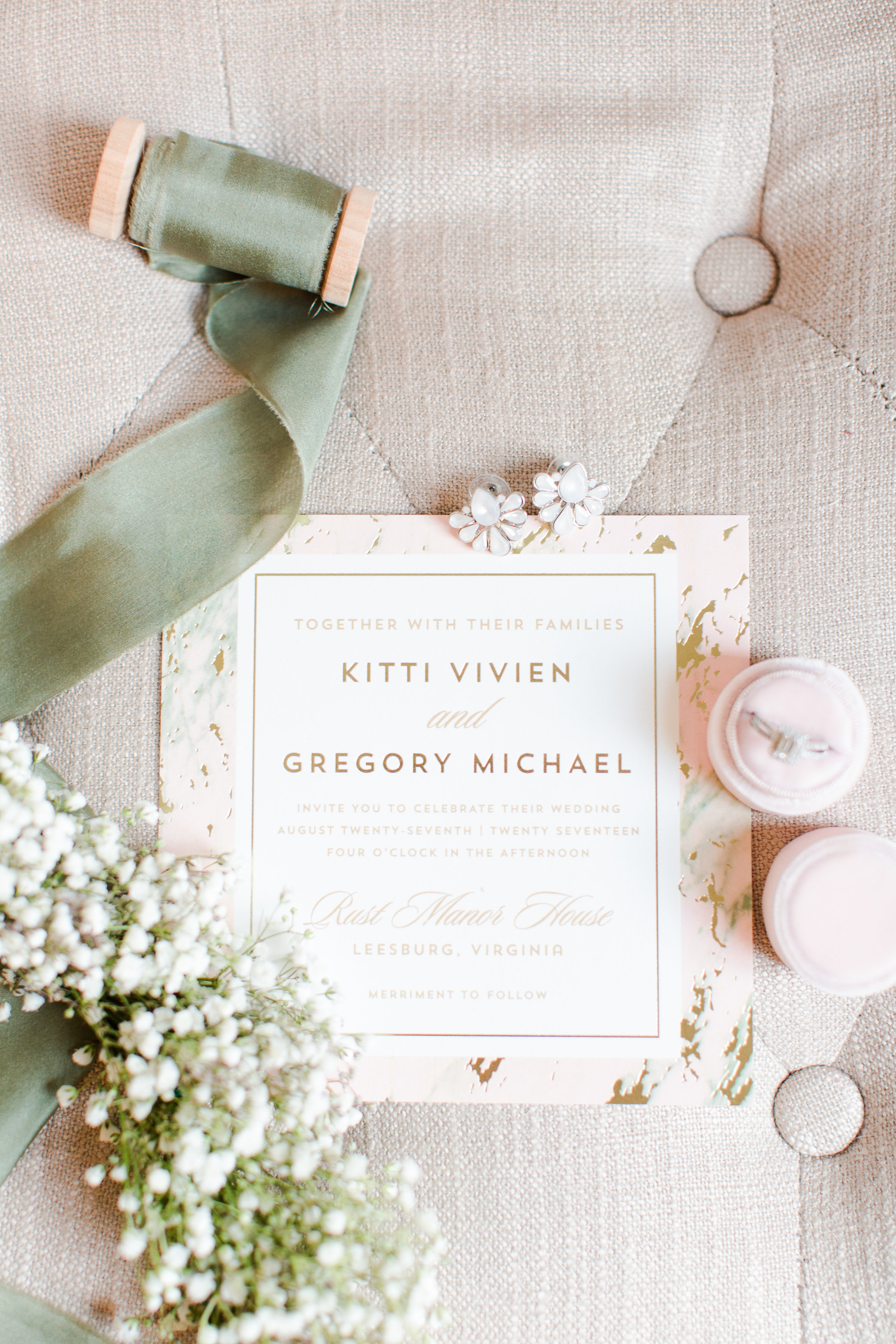 Square Wedding Invitations - West Virginia Wedding Photographer - Wedding Venue