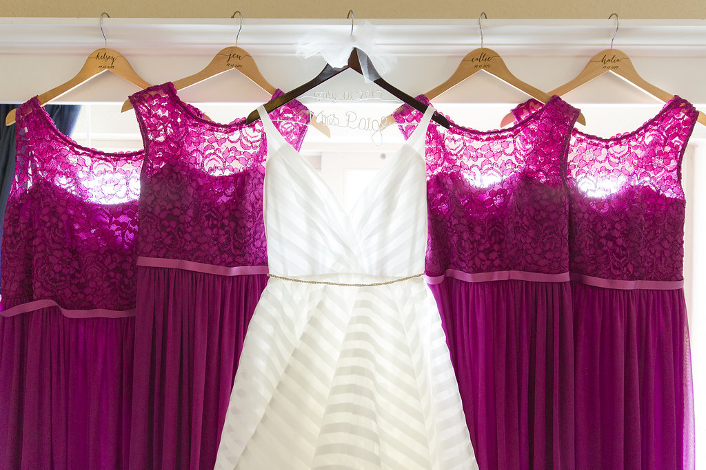 Pink Bridesmaid Dresses - Sheboygan Town & Country Golf Club Wedding - Wisconsin Wedding