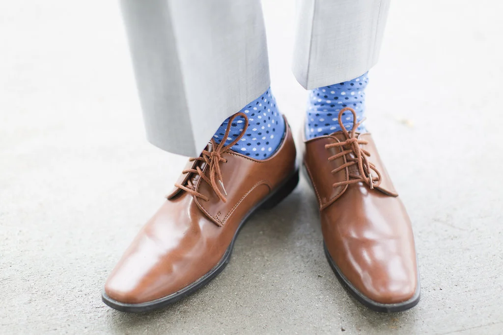 Brown Grooms Shoes for Rent - Sheboygan Town & Country Golf Club Wedding - Wisconsin Wedding