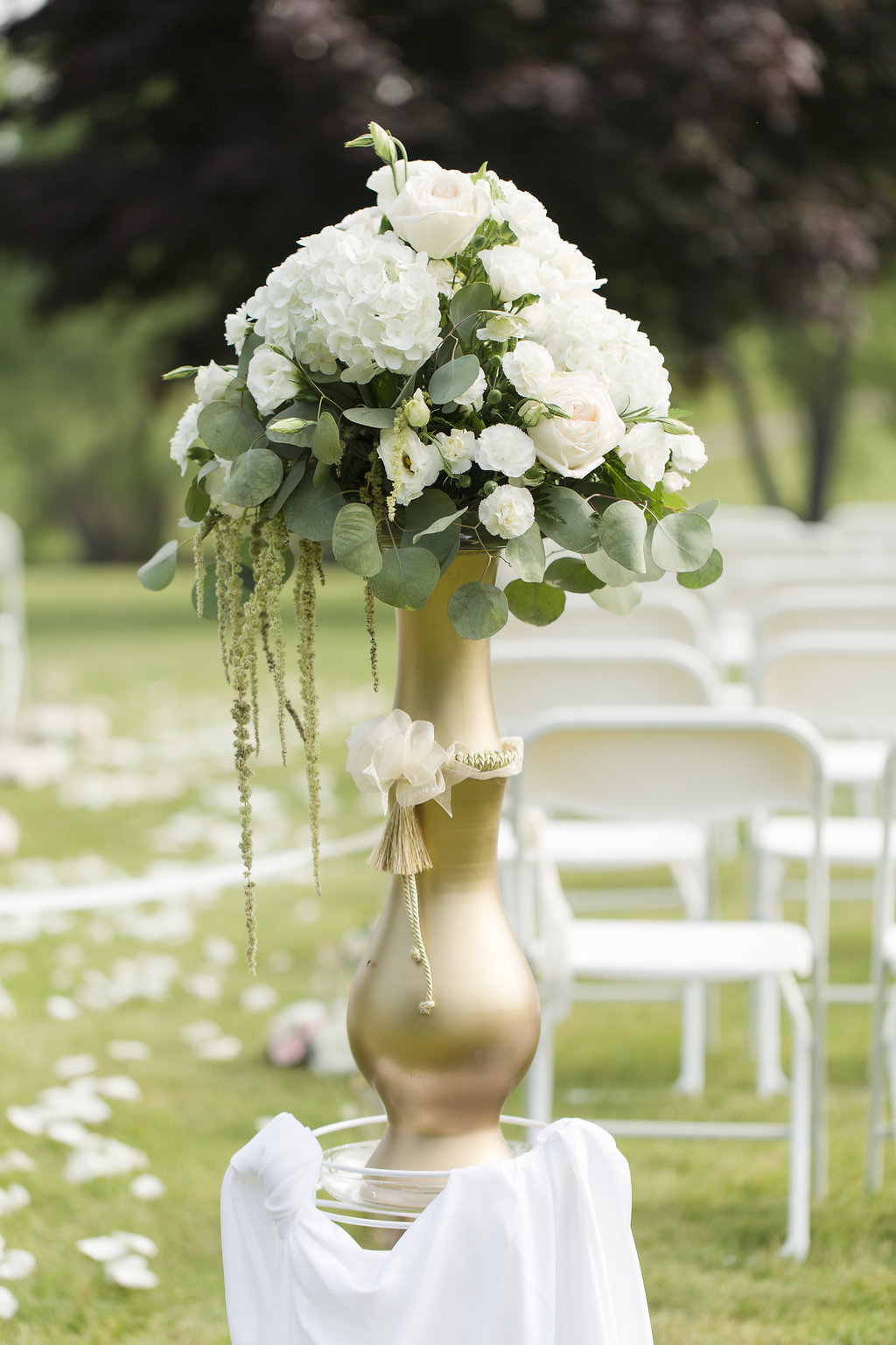 Gorgeous Outdoor Wedding Decor - Sheboygan Town & Country Golf Club Wedding - Wisconsin Wedding