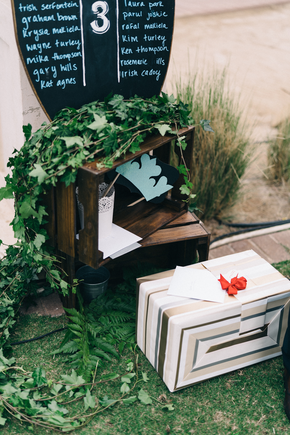 Unique Chalkboard Wedding Seating Charts - An Intimate Ritz Carlton Dubai Wedding