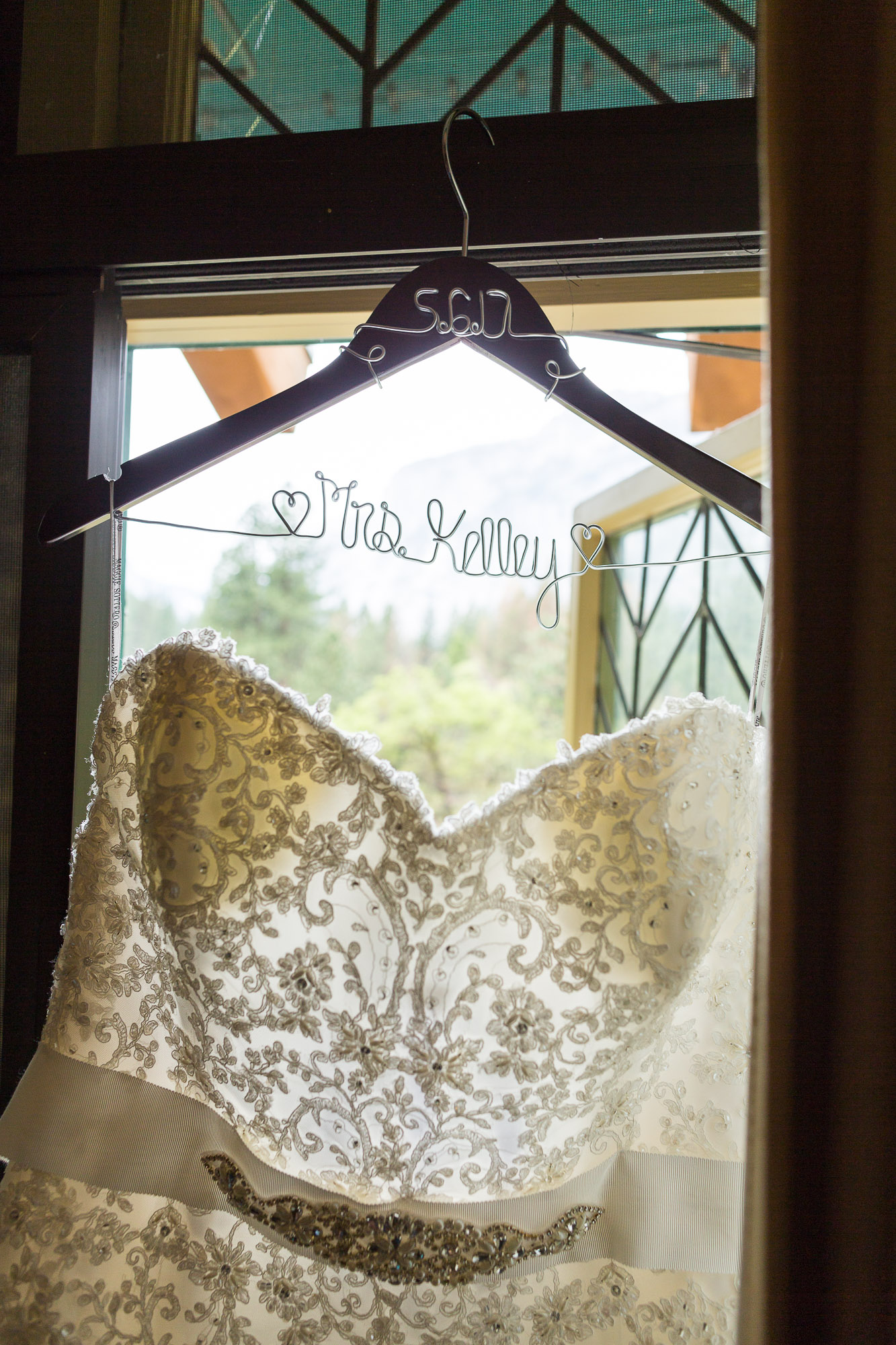 Embellished Wedding Dress - Gorgeous Yosemite Wedding Venues