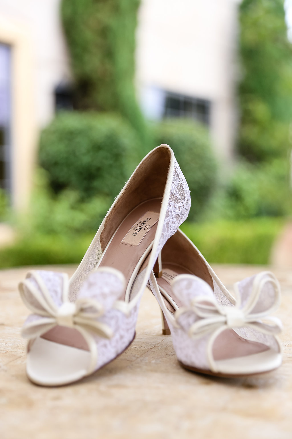 Gorgeous White Wedding Shoes - Gorgeous Seal Beach Wedding Venue - Old Country Club Wedding