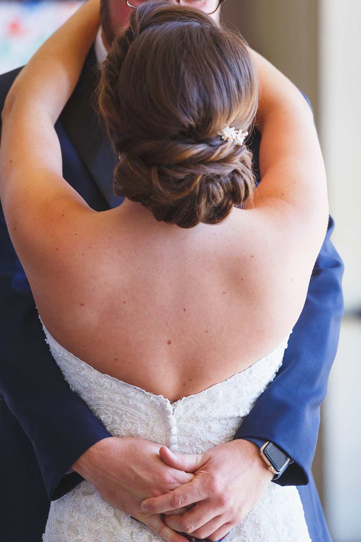 Gorgeous Bridal Bun - Science Museum of Virginia Wedding