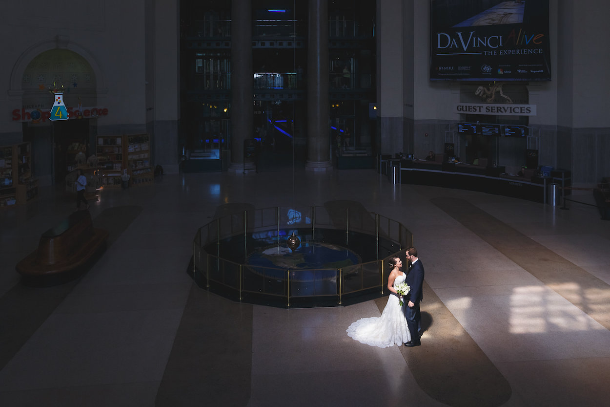 Gorgeous First Dance Photos - Science Museum of Virginia Wedding