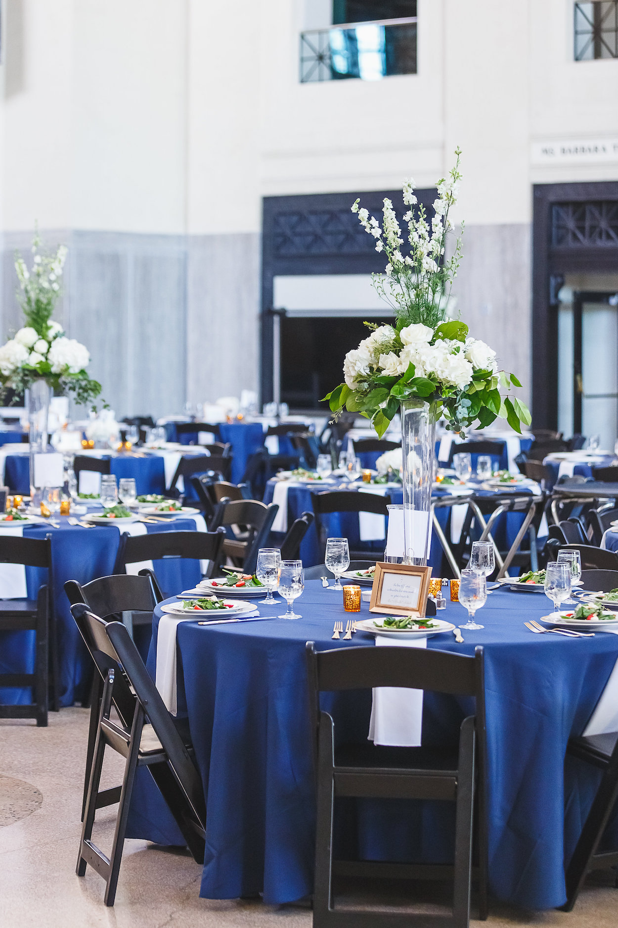 Navy and Gold Weddings - Science Museum of Virginia Wedding