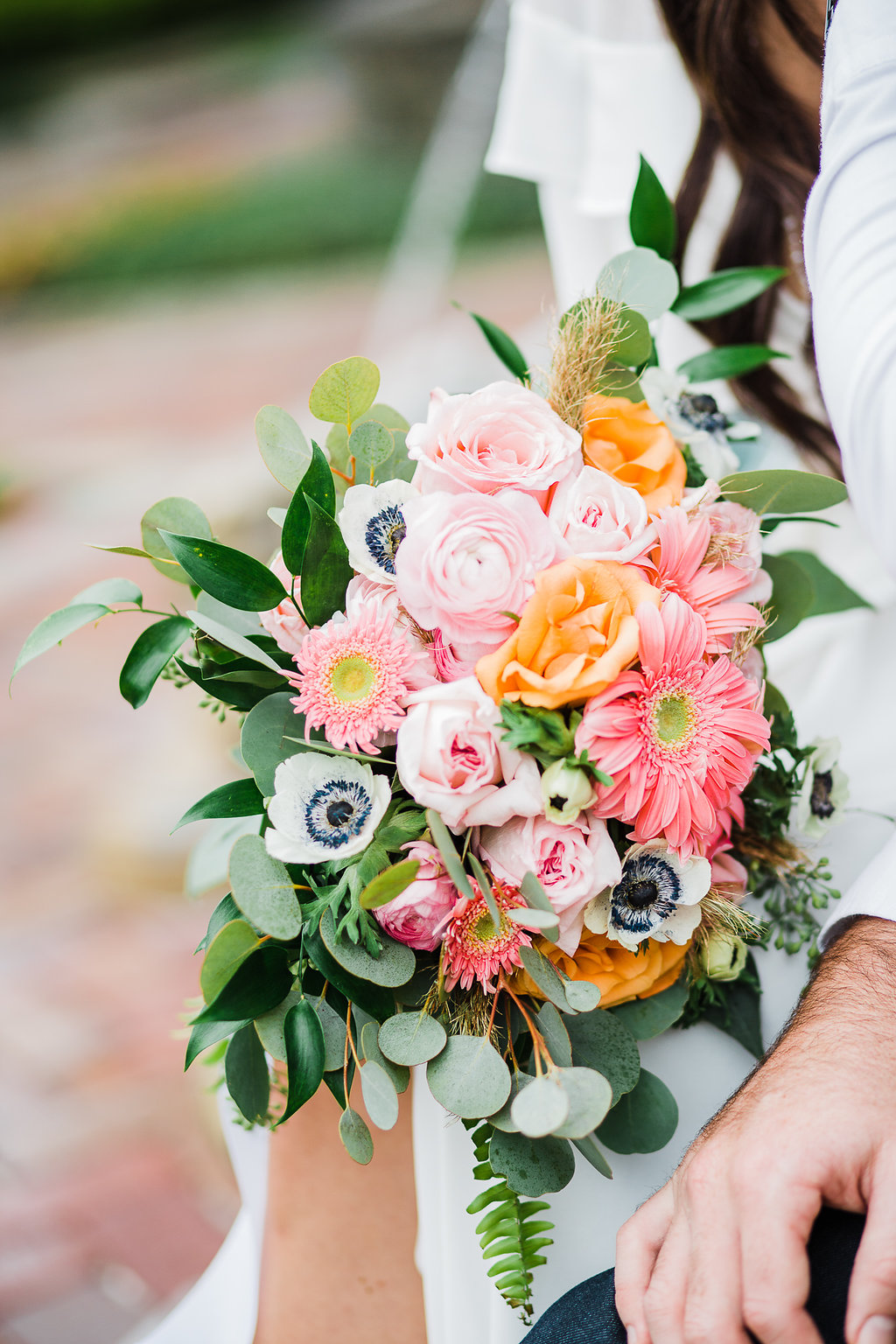 Vibrant Wedding Bouquet - Tampa, Florida Engagement Photos - Elina Rose Studios Tampa Wedding Photographer