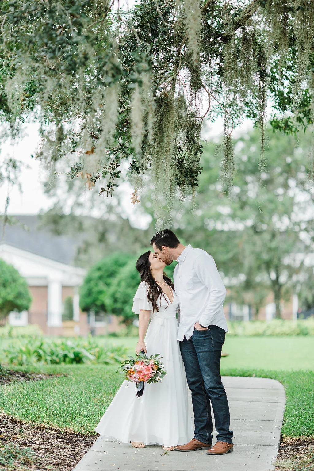 Engagement Photo Dress - Tampa, Florida Engagement Photos - Elina Rose Studios Tampa Wedding Photographer