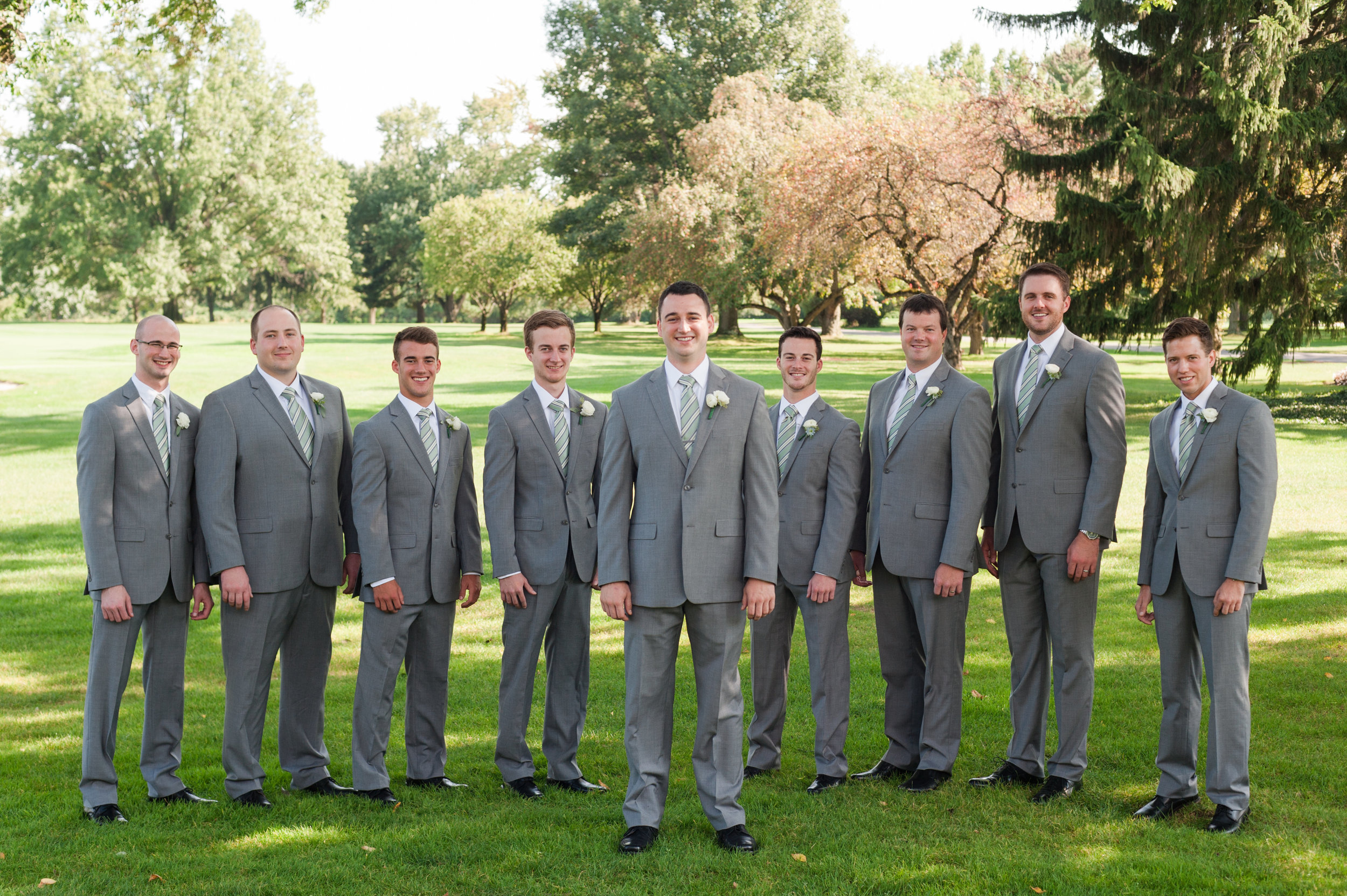 Grey Groomsman Suit Rentals