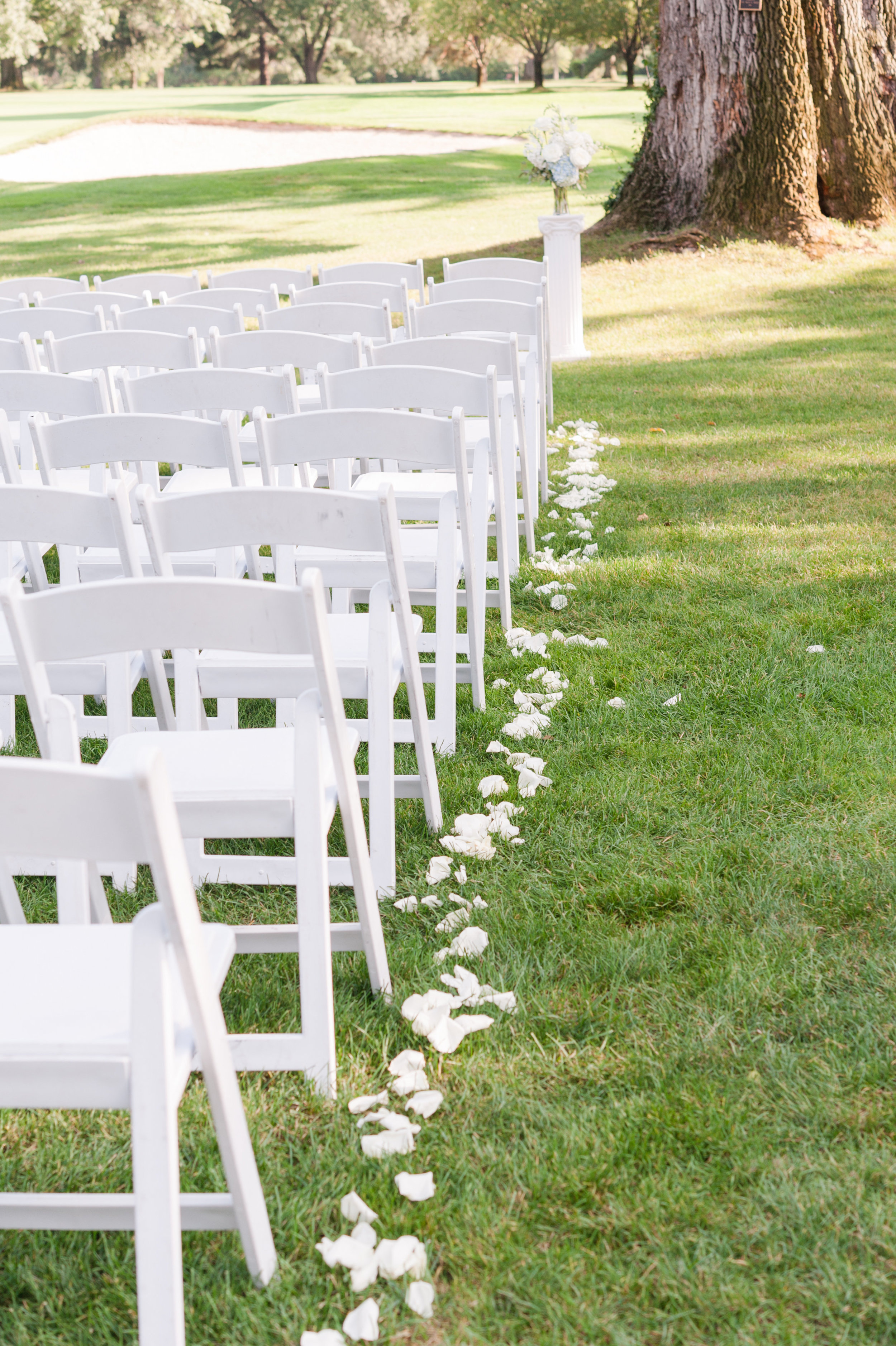 Simple Wedding Ceremony Aisle Decor