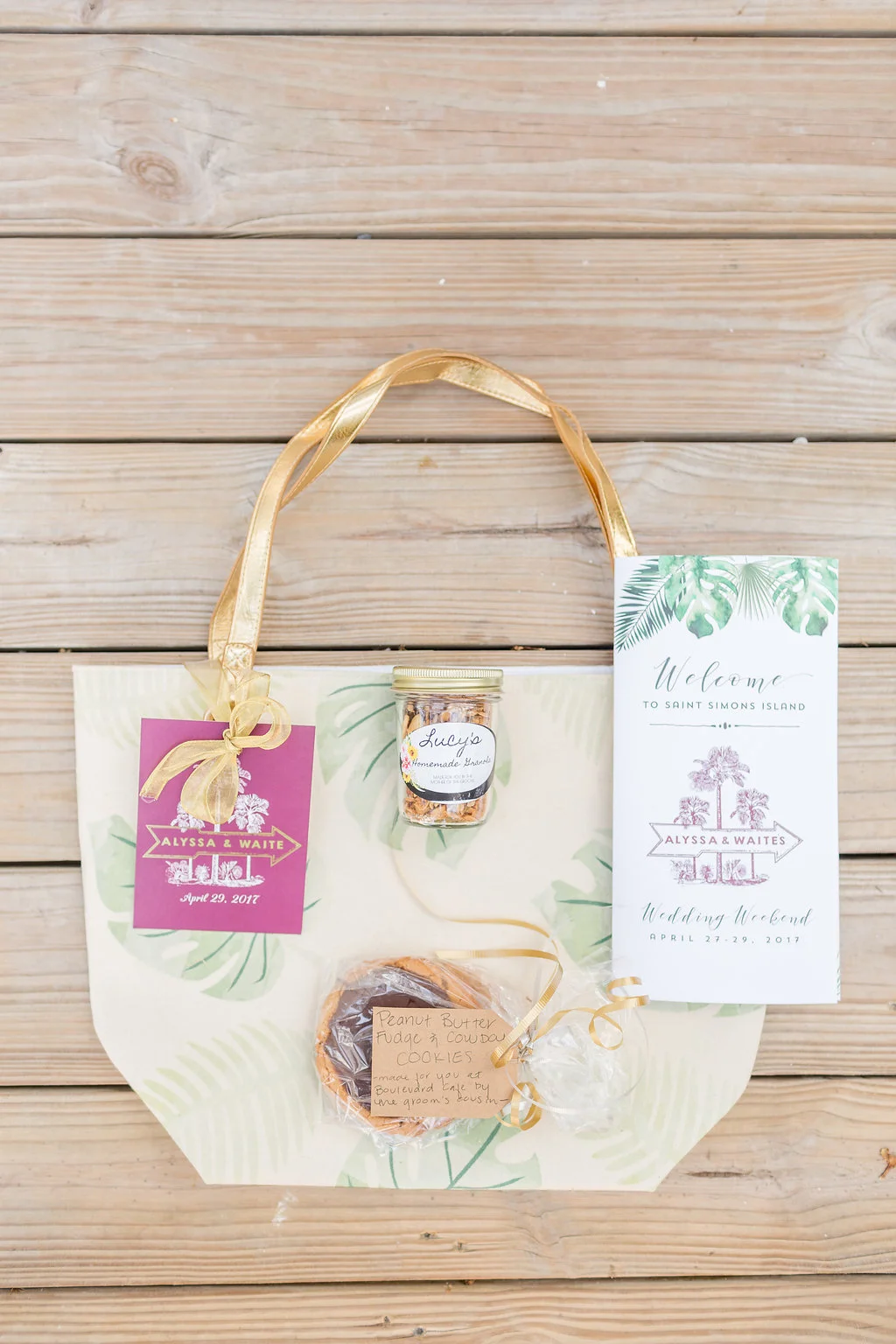 Palm Tree Wedding Invitations - Musgrove Plantation Georgia Wedding Venue