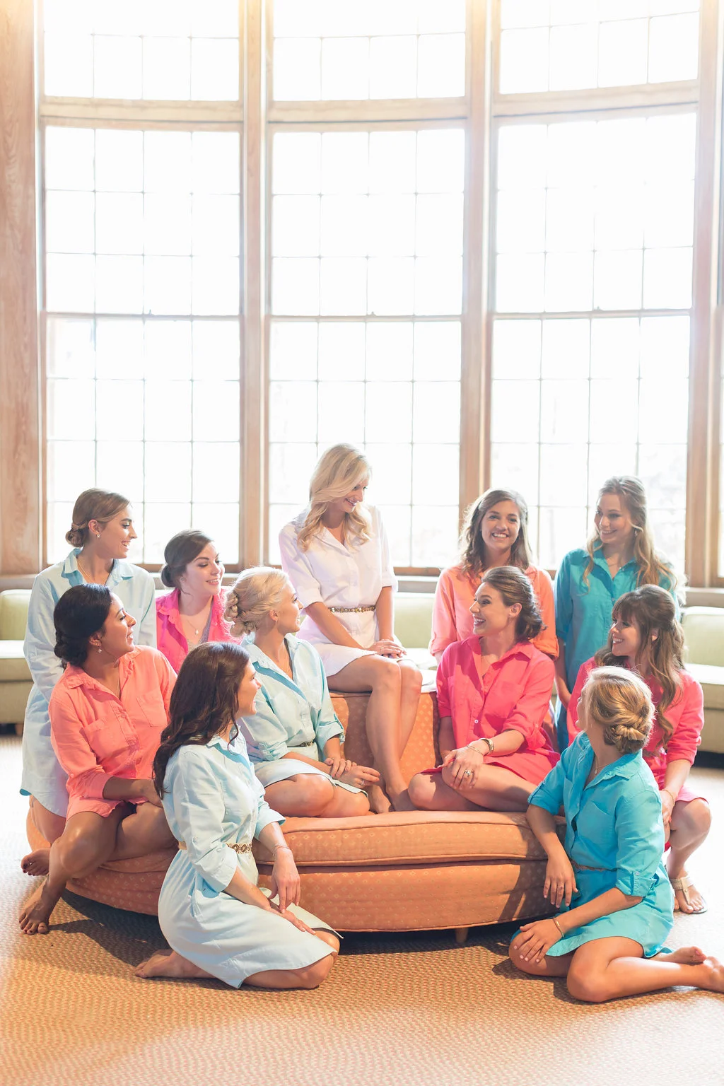 Jewel Toned Bridesmaid Robes - Musgrove Plantation Georgia Wedding Venue