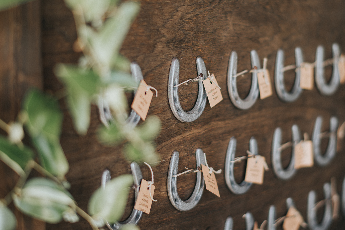 Unique Wedding Seating Charts - Meadow Ridge Farm Ohio Wedding