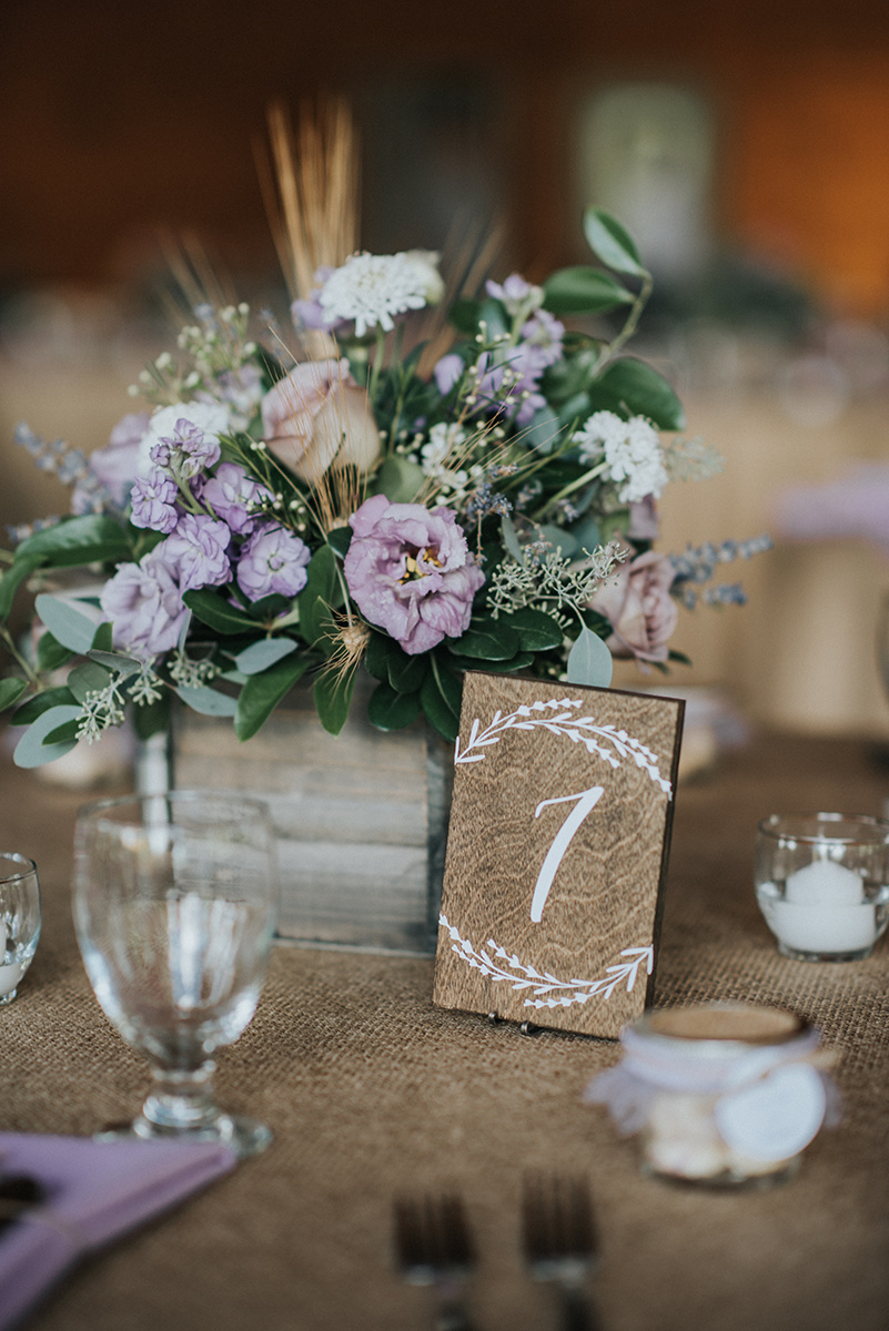 Rustic Wooden Wedding Signs - Meadow Ridge Farm Ohio Wedding