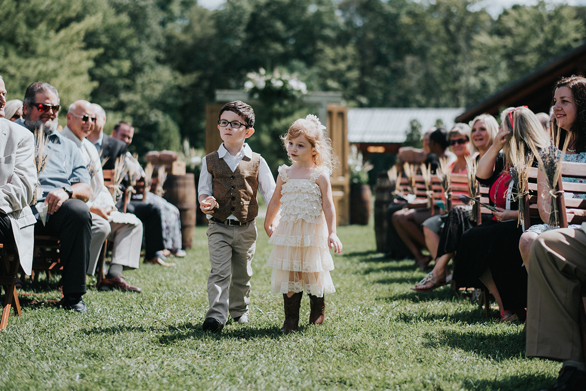 Rustic Flower Girl Dress