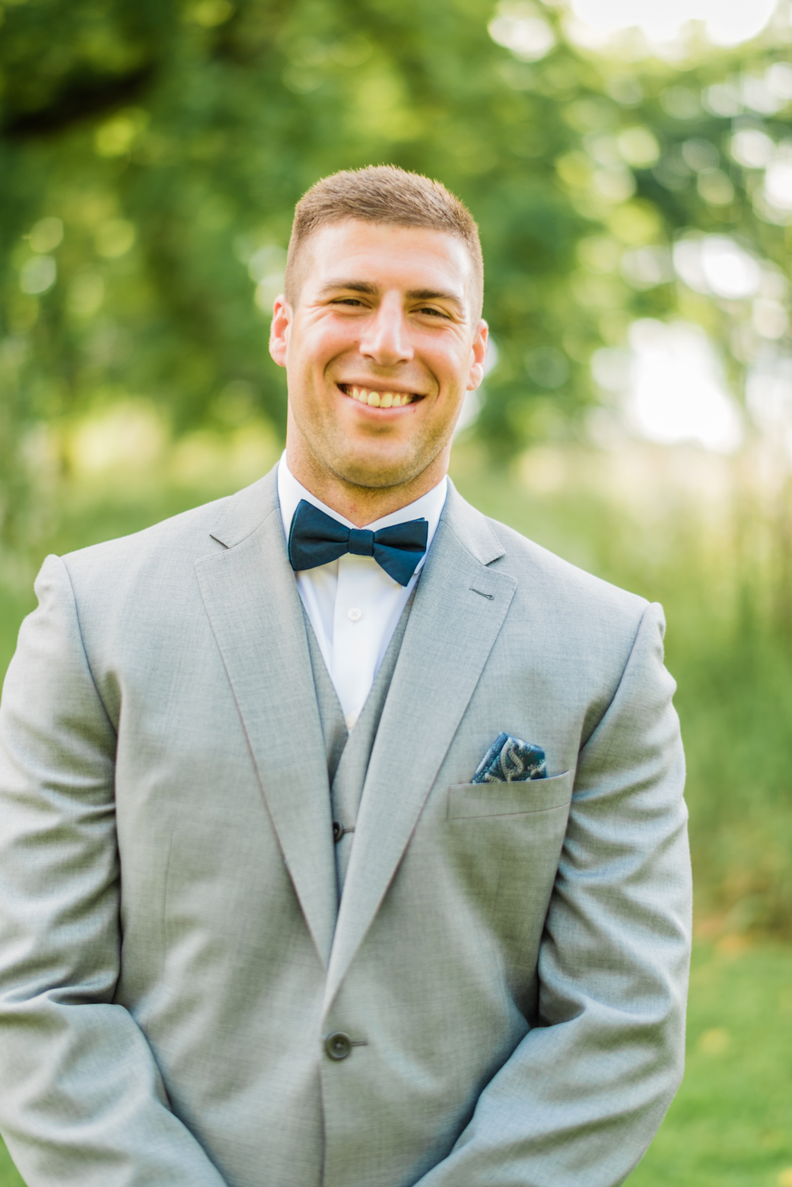 Grey Groomsman Suit Rental - A Philander Chase Knox Estate Pennsylvania Wedding