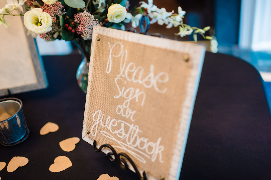 Wooden Wedding Signs - A Philander Chase Knox Estate Pennsylvania Wedding