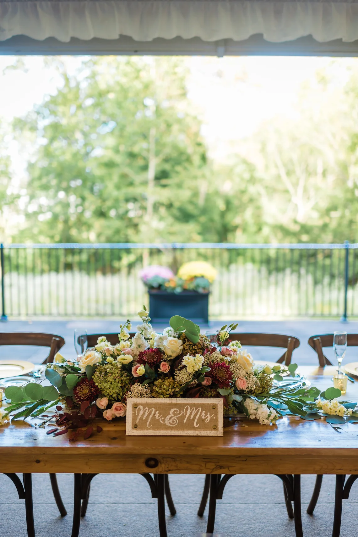 Gorgeous Wedding Centerpieces - A Philander Chase Knox Estate Pennsylvania Wedding