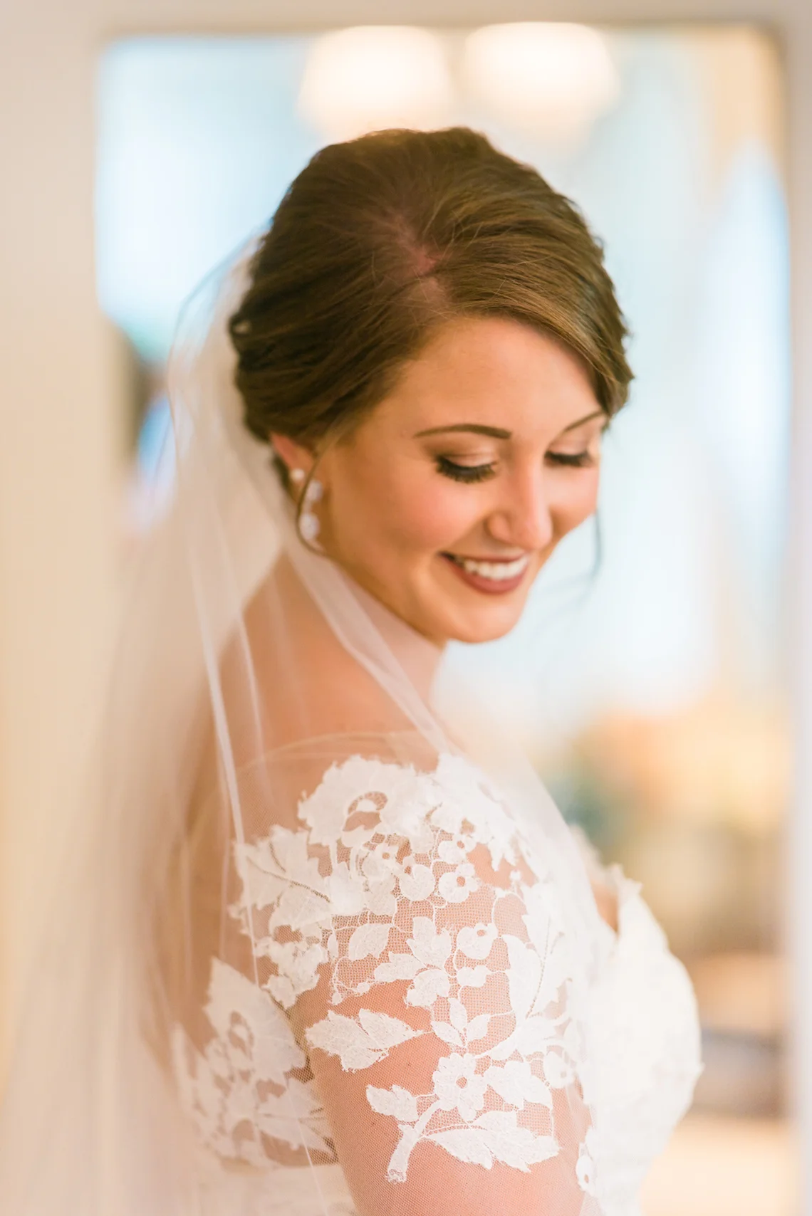 Lace Wedding Dress - A Philander Chase Knox Estate Pennsylvania Wedding