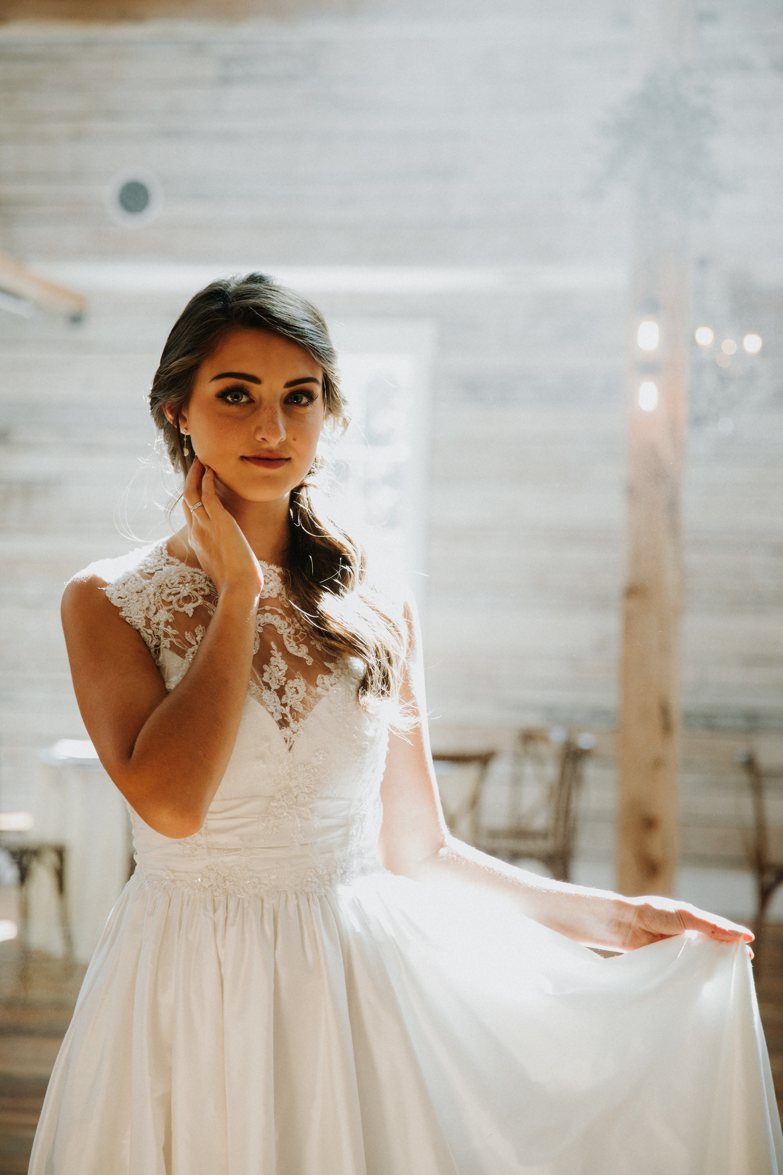 Gorgeous Wedding Dresses - Athens, Tennessee Barn Wedding -- The Overwhelmed Bride Wedding Blog