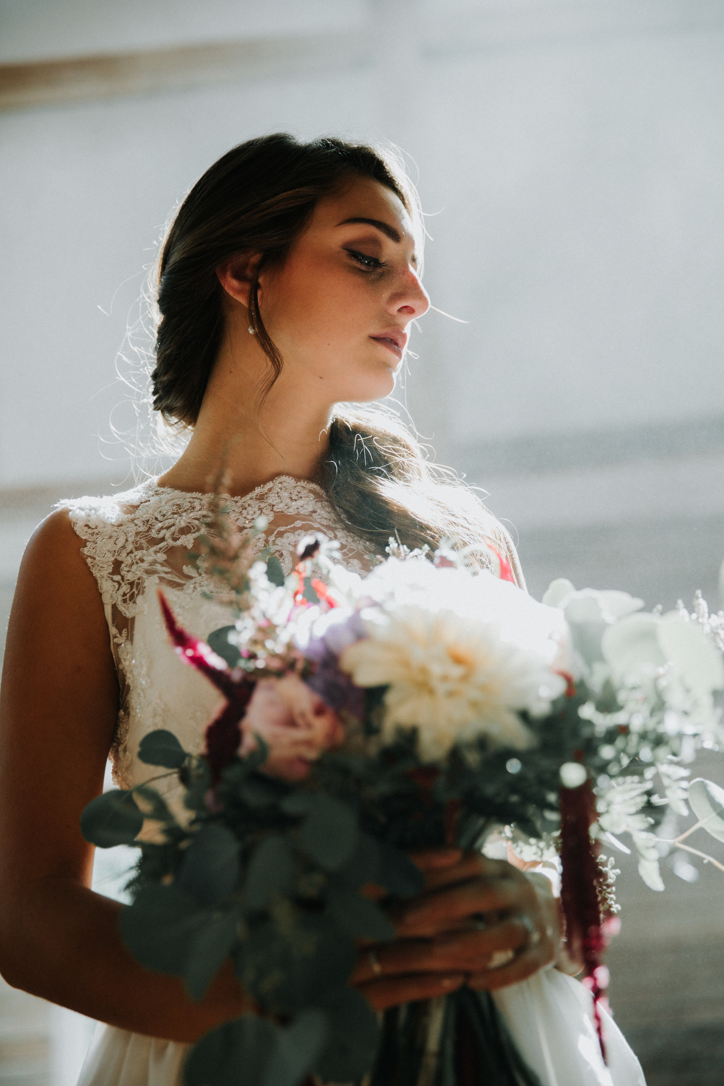 Gorgeous Wedding Dresses - Athens, Tennessee Barn Wedding -- The Overwhelmed Bride Wedding Blog