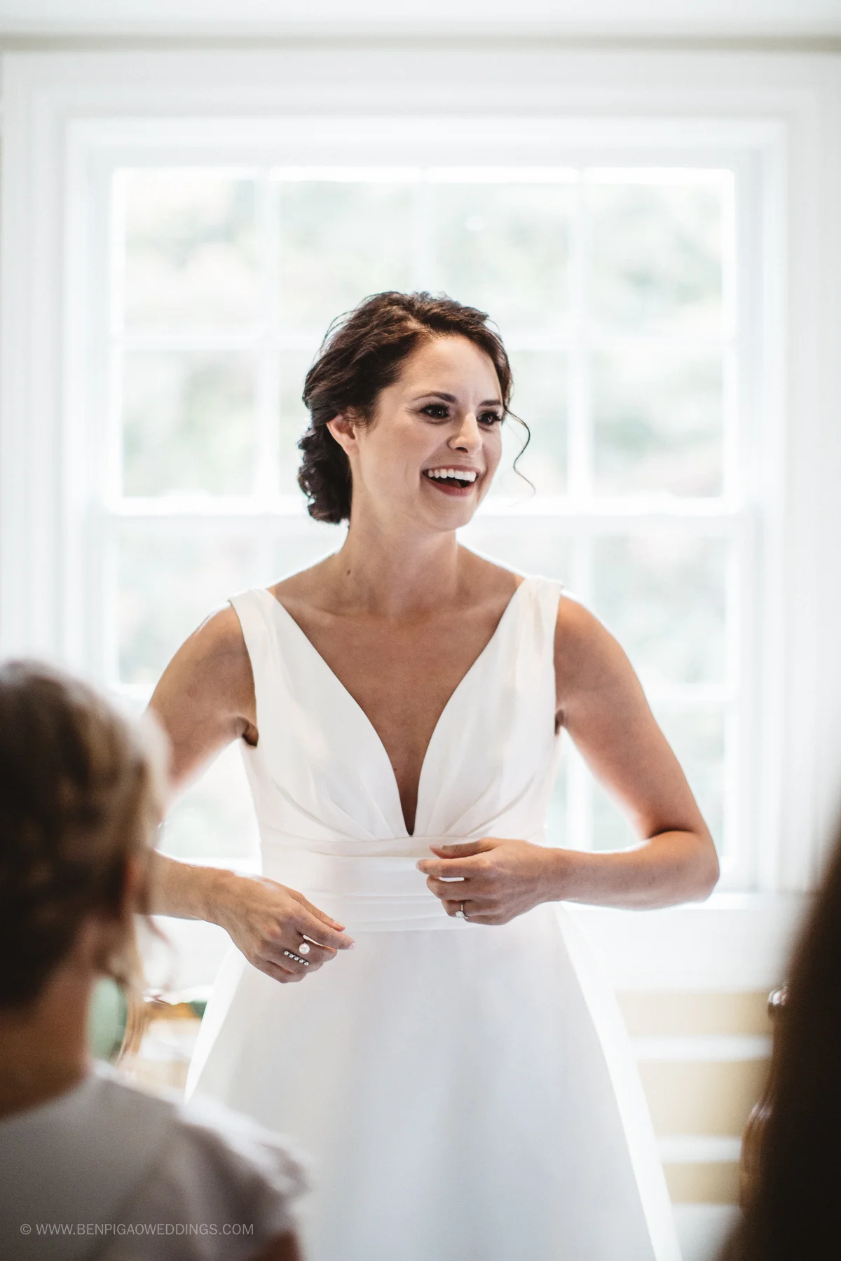 Simple Classic Wedding Dress - Portland, Oregon Waverley Country Club Wedding