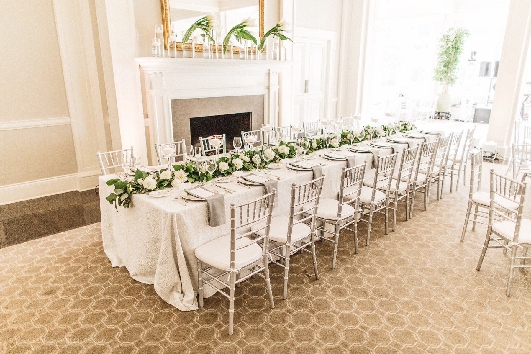 Gorgeous Simple Wedding Centerpieces - Portland, Oregon Waverley Country Club Wedding