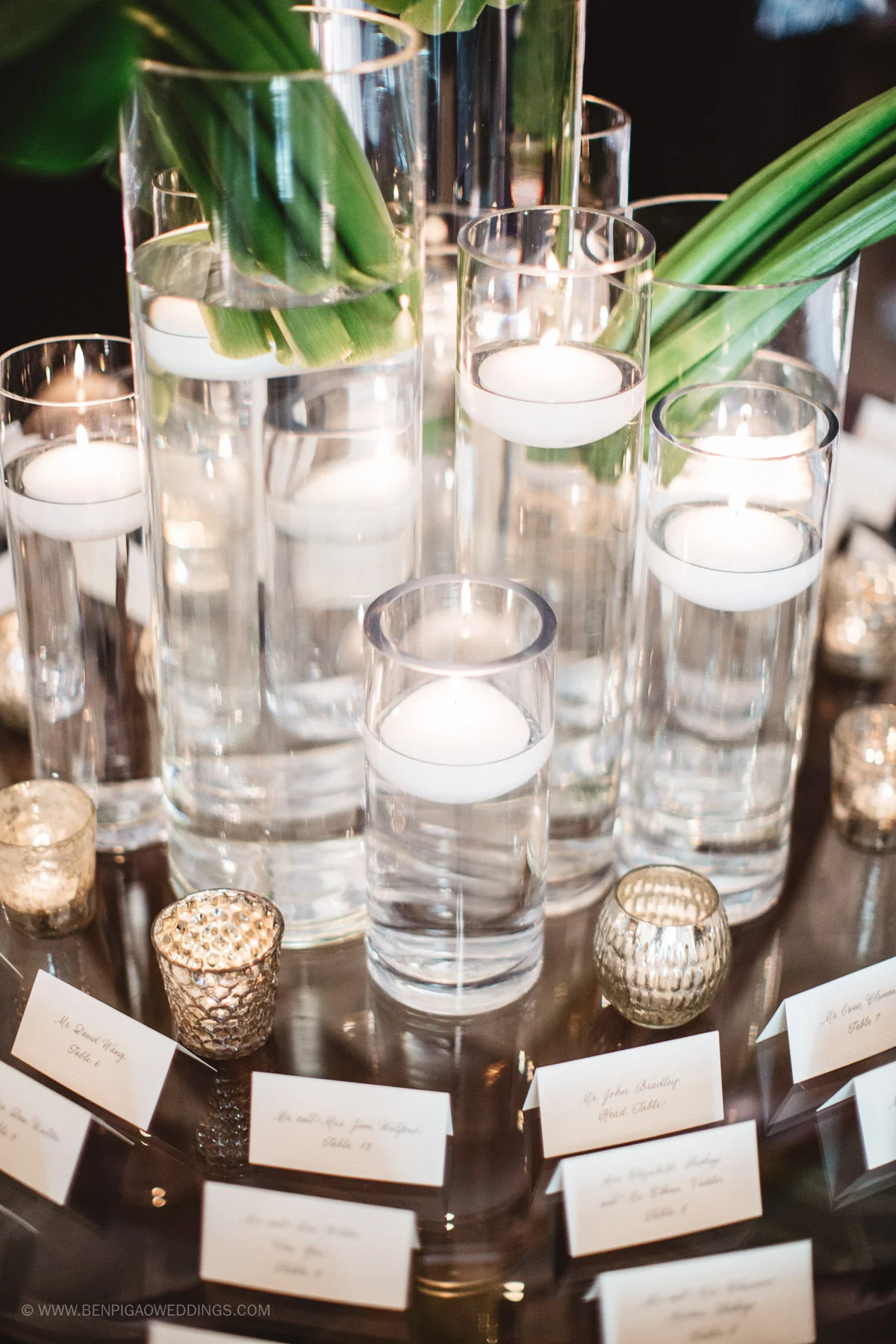 Gorgeous Simple Wedding Centerpieces - Portland, Oregon Waverley Country Club Wedding