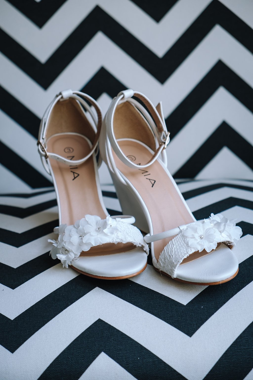 Simple White Wedding Shoes - Farm-Forest Wedding - The Overwhelmed Bride Wedding Blog