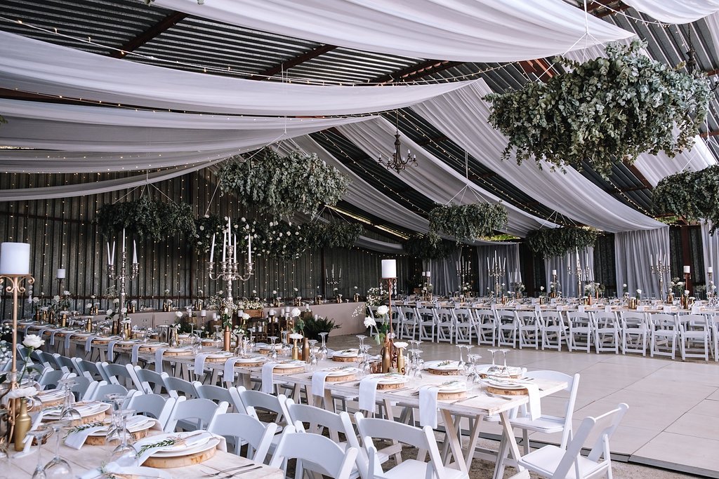 Gorgeous Barn-Hangar Wedding - The Overwhelmed Bride Wedding Blog