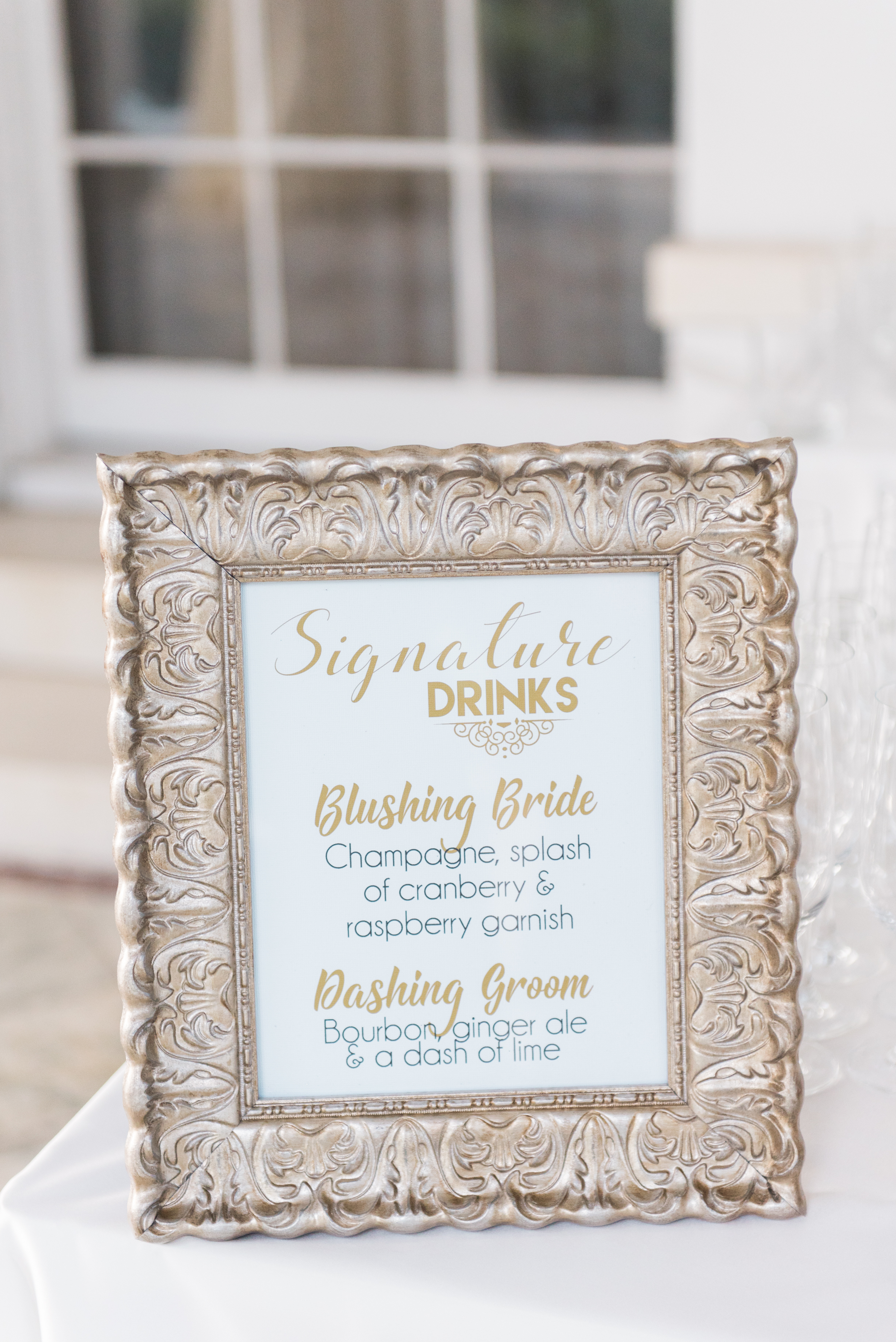 Cute Wedding Signs - Flagler Museum Palm Beach Wedding Ceremony - The Overwhelmed Bride Wedding Blog