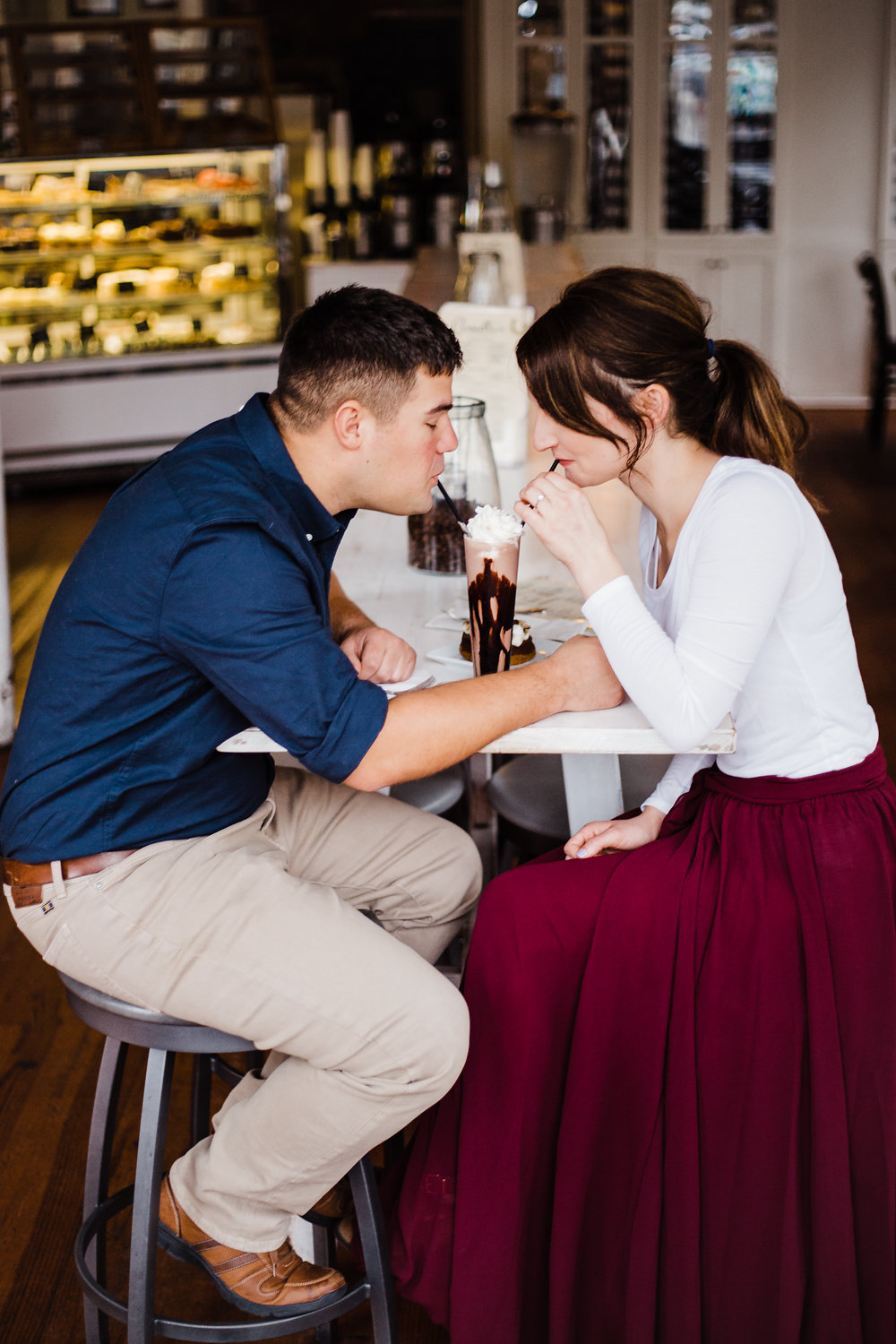 A Carmella's Dessert Bar Charleston Engagement Session — The ...