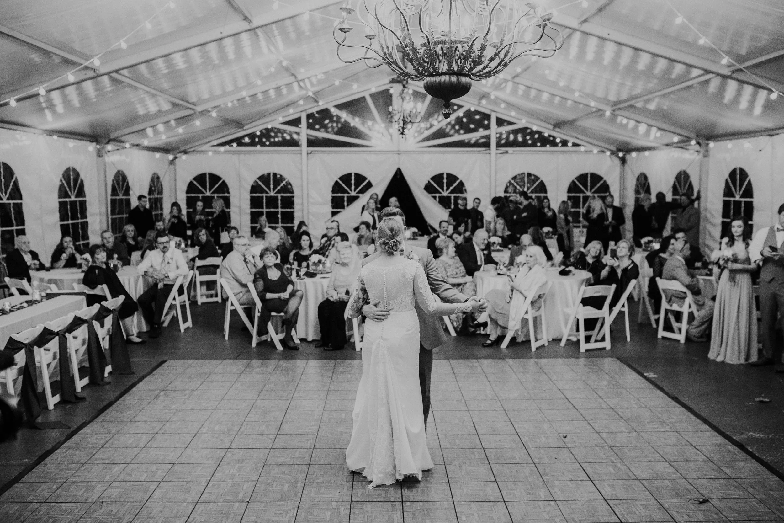 Gorgeous Wedding First Dance Photos - Dara’s Garden Knoxville East Tennessee Wedding — The Overwhelmed Bride Wedding Blog