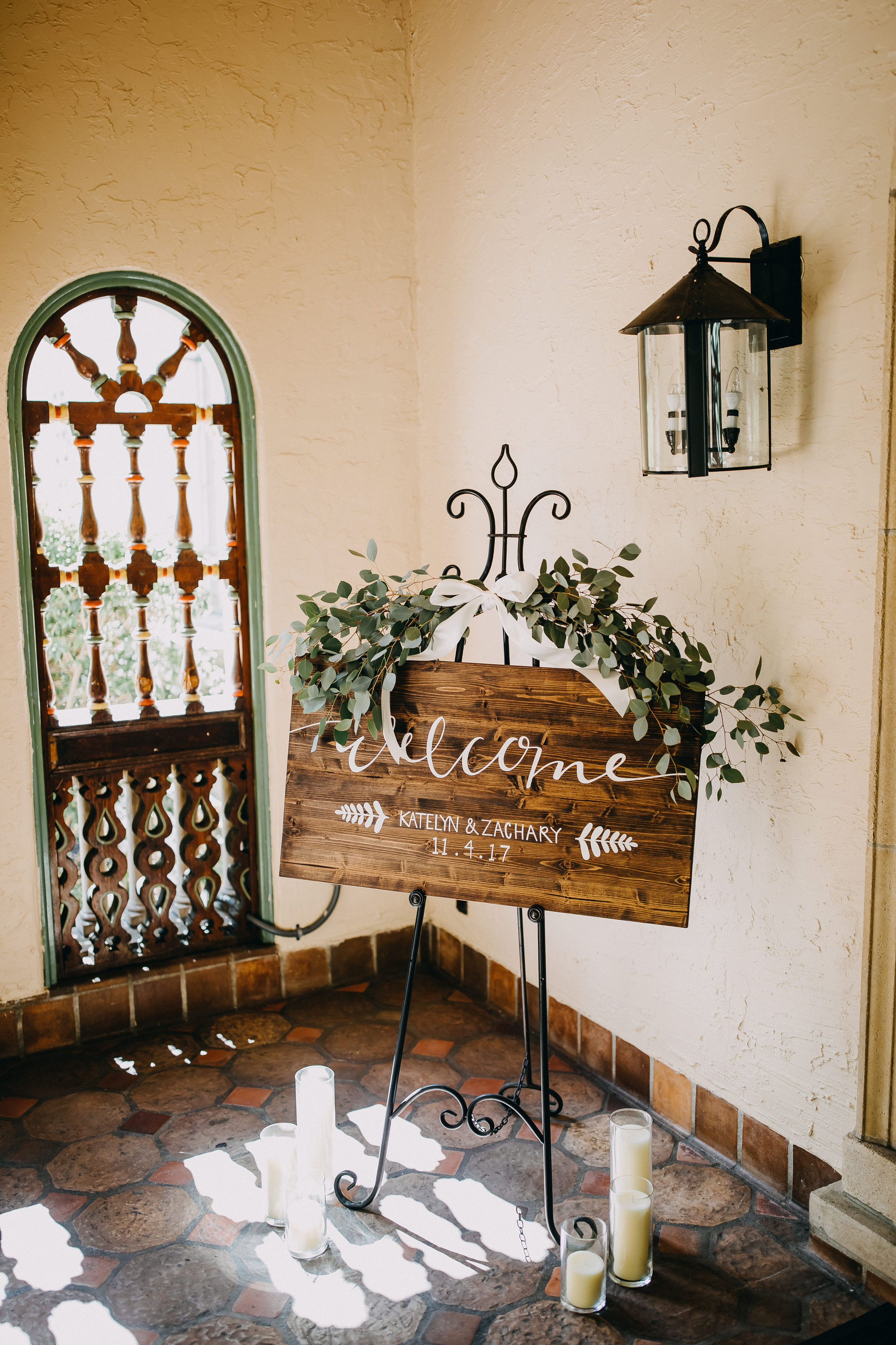 Wooden Wedding Signs - Florida Estate Wedding - Powel Crowley Estate Wedding