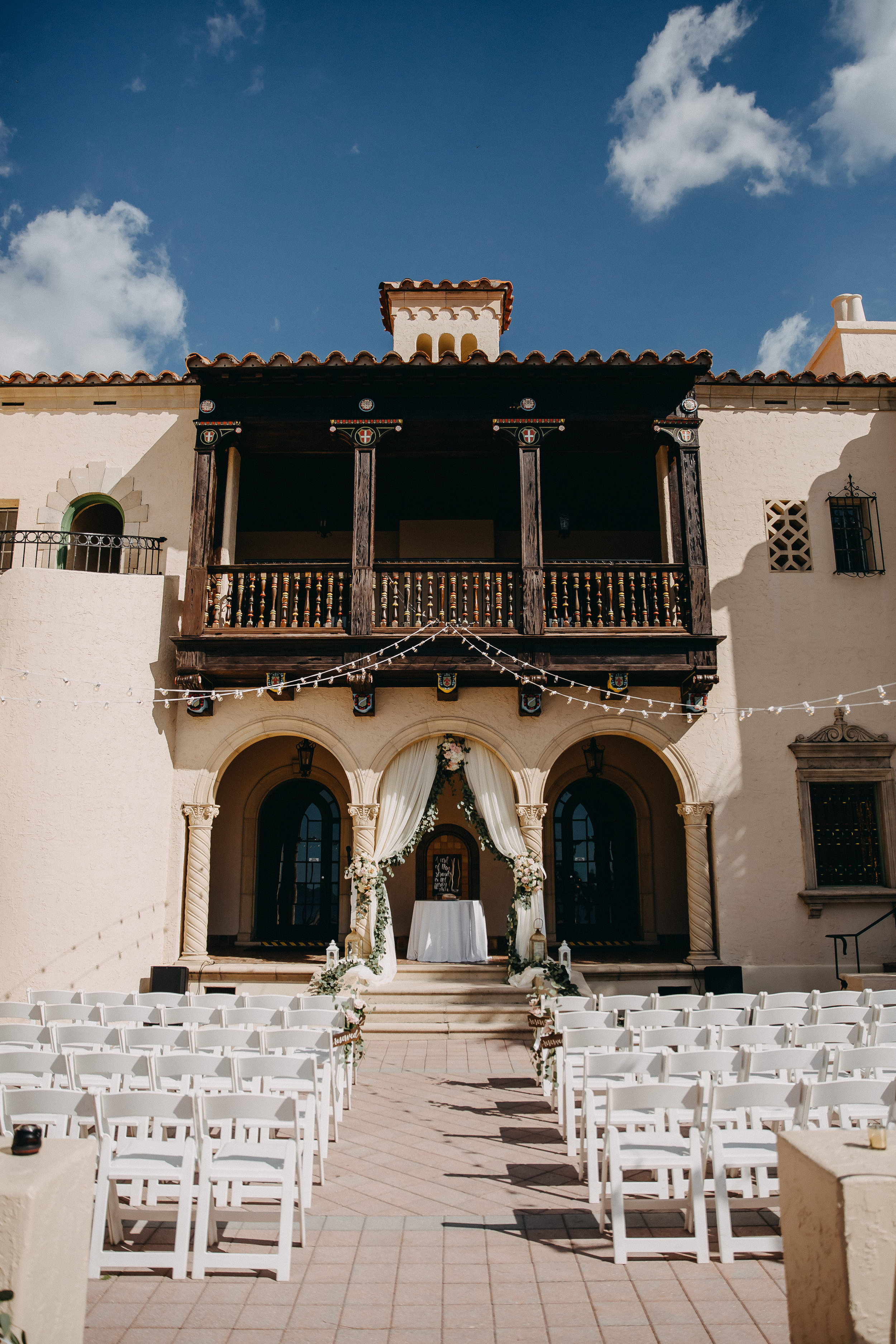 Gorgeous Wedding Ceremony Decor - Florida Estate Wedding - Powel Crowley Estate Wedding