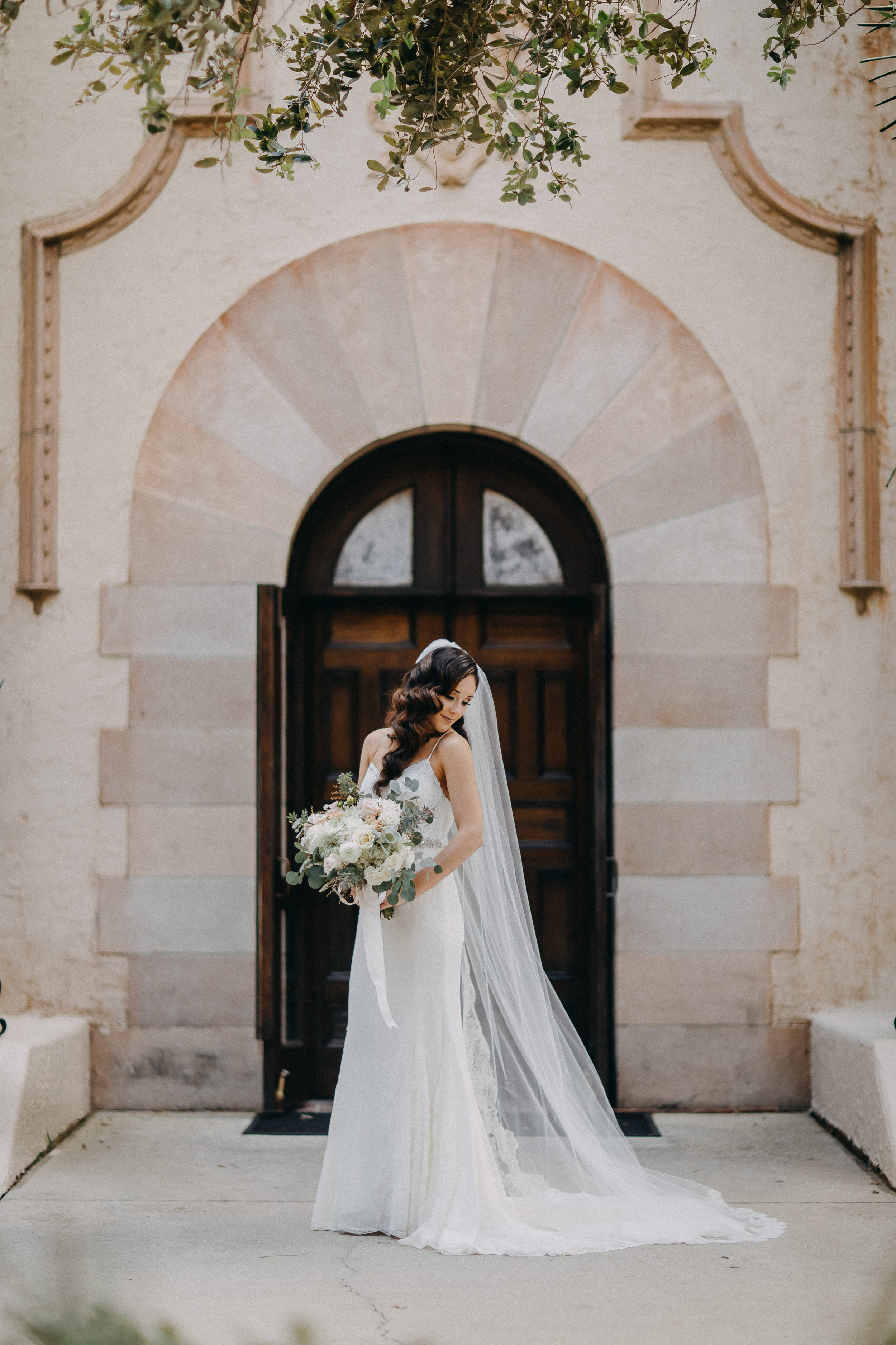 Gorgeous Bridal Wedding Photos - Florida Estate Wedding - Powel Crowley Estate Wedding