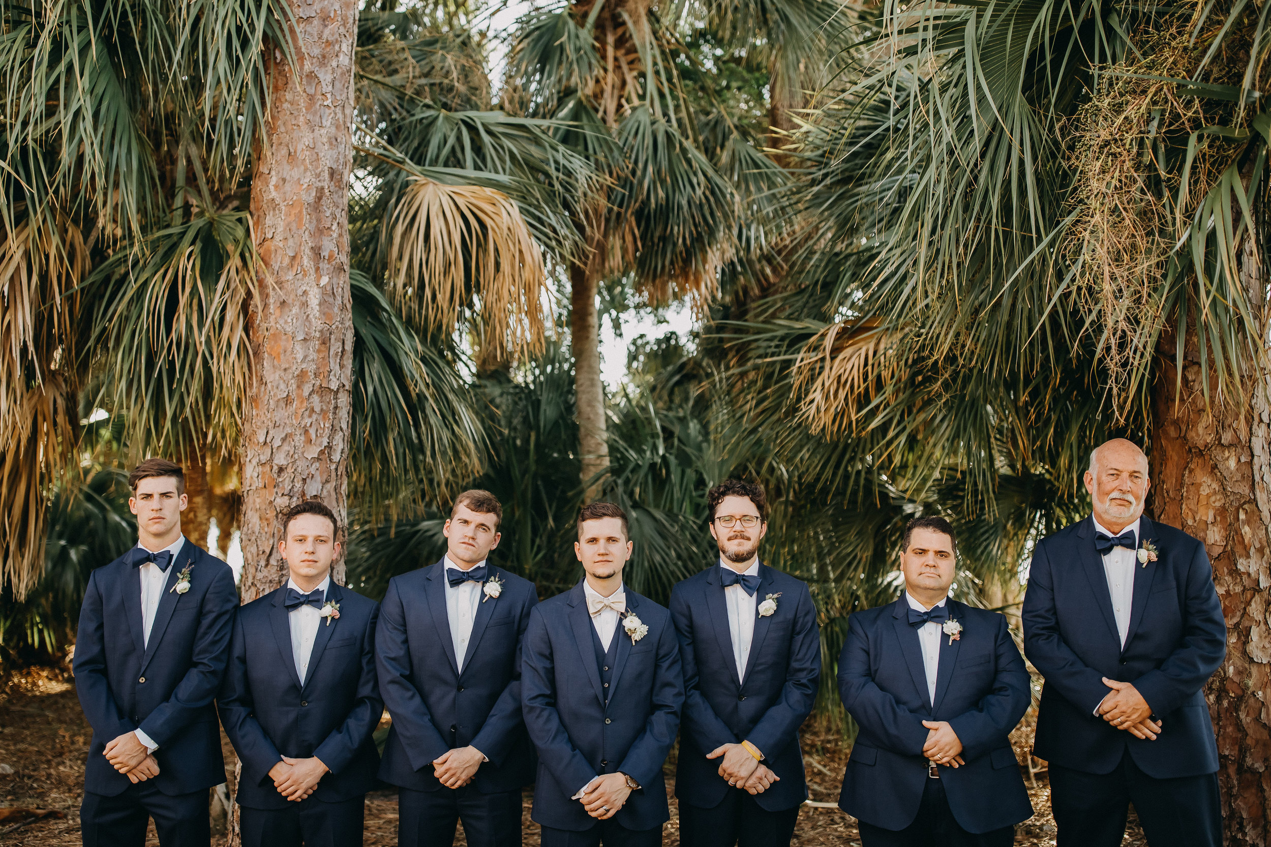 Groomsmen Photos - Florida Estate Wedding - Powel Crowley Estate Wedding