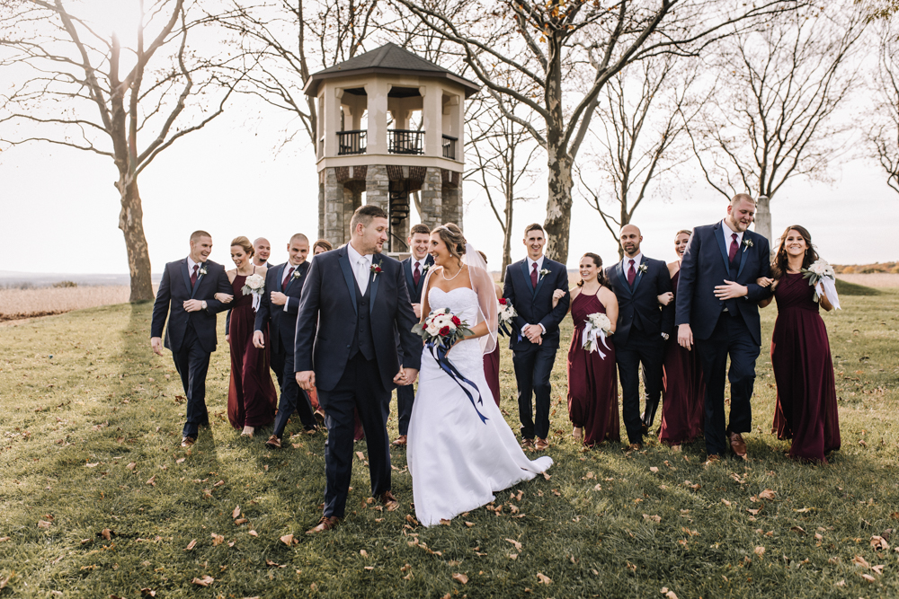 Gorgeous Bride and Groom Photos - Wedding Inspiration - Pennsylvania Fall Wedding - The Overwhelmed Bride Wedding Blog