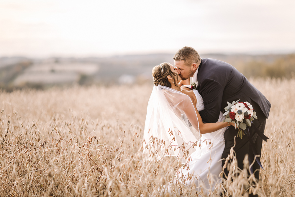 Gorgeous Bride and Groom Photos - Wedding Inspiration - Pennsylvania Fall Wedding - The Overwhelmed Bride Wedding Blog