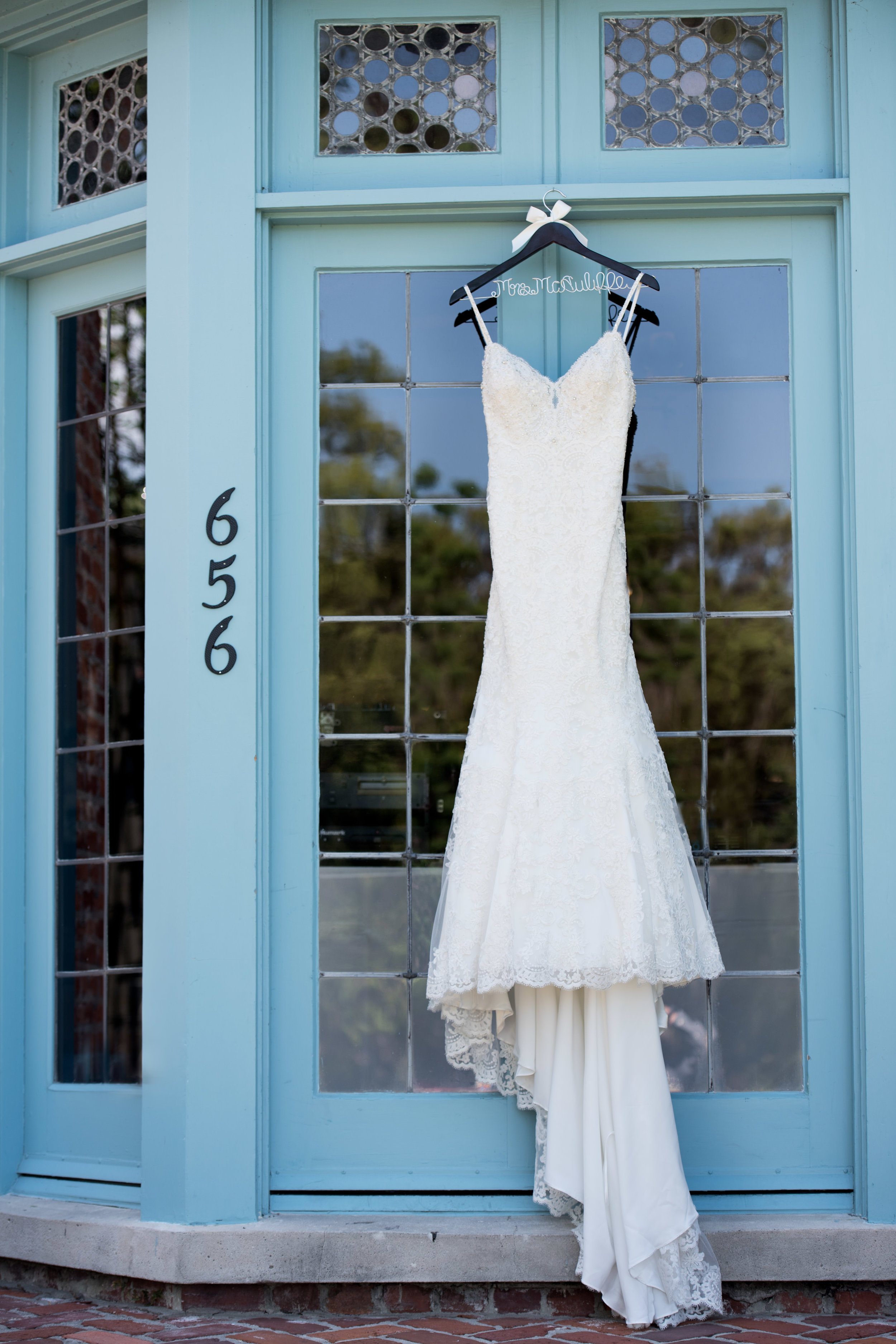 Low Back Wedding Dress - Blush and White Wedding - Los Feliz Wedding